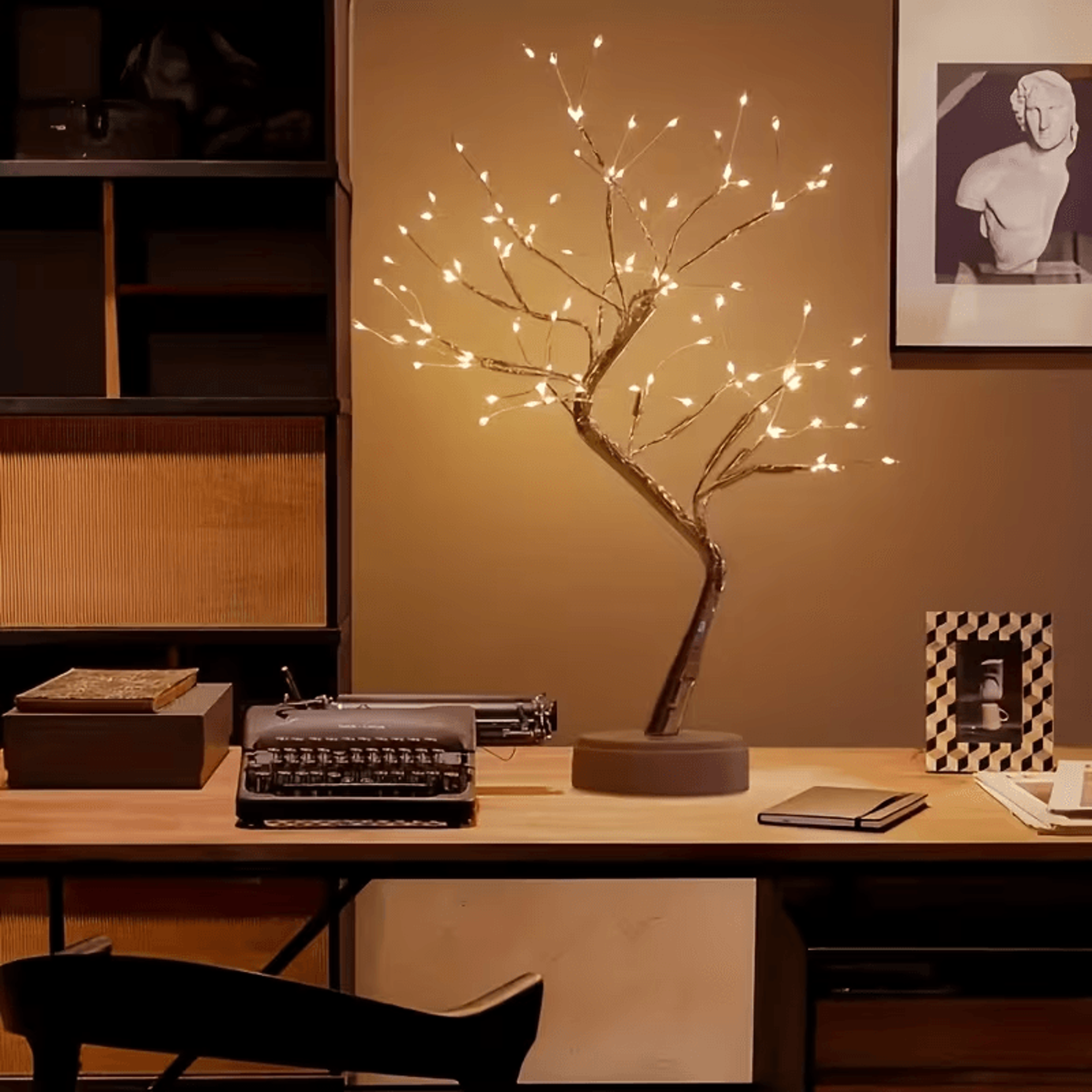 fairy light spirit tree lamp, soft touch led glow for peaceful, relaxing spaces