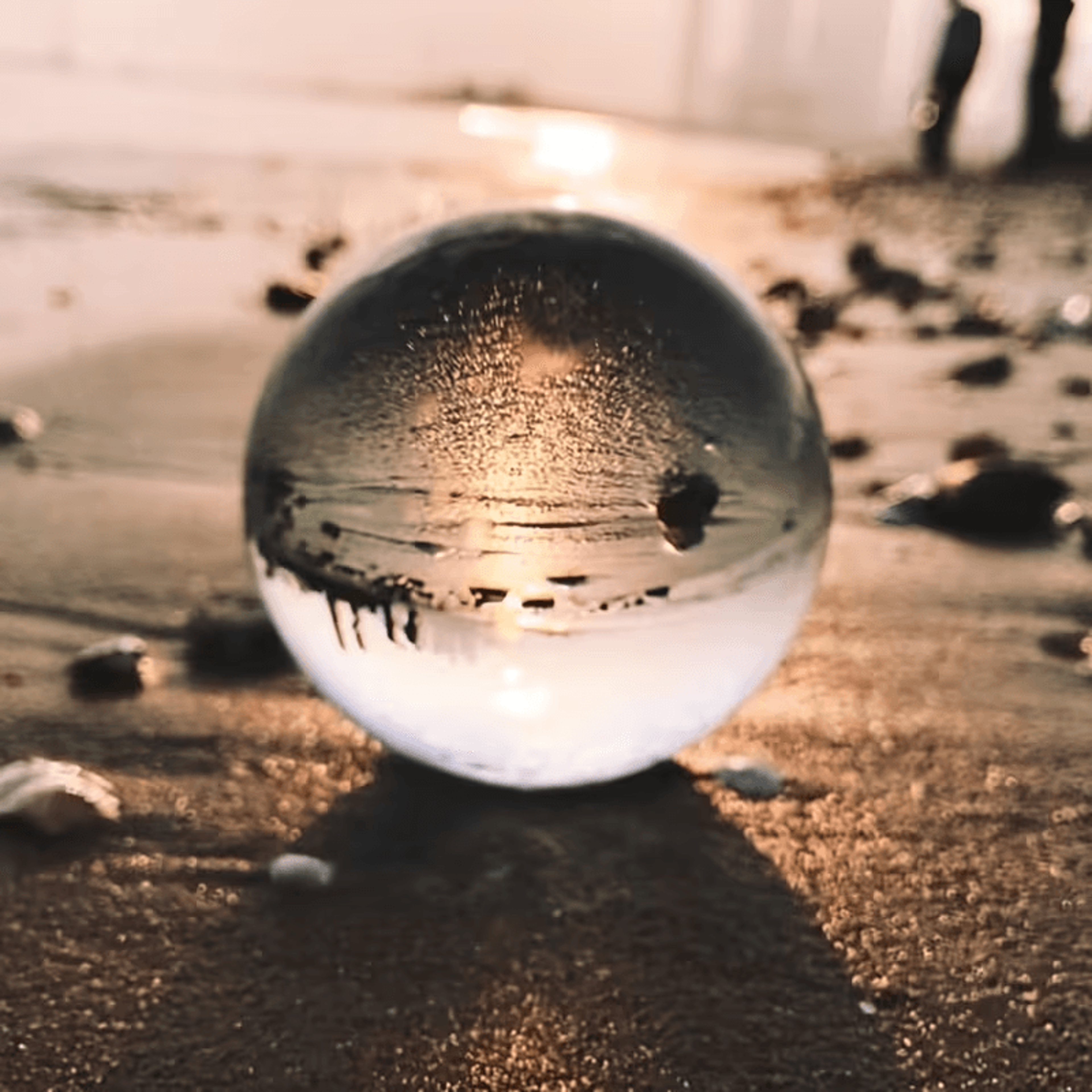 crystal ball lens, create inverted, artistic shots with any camera or smartphone