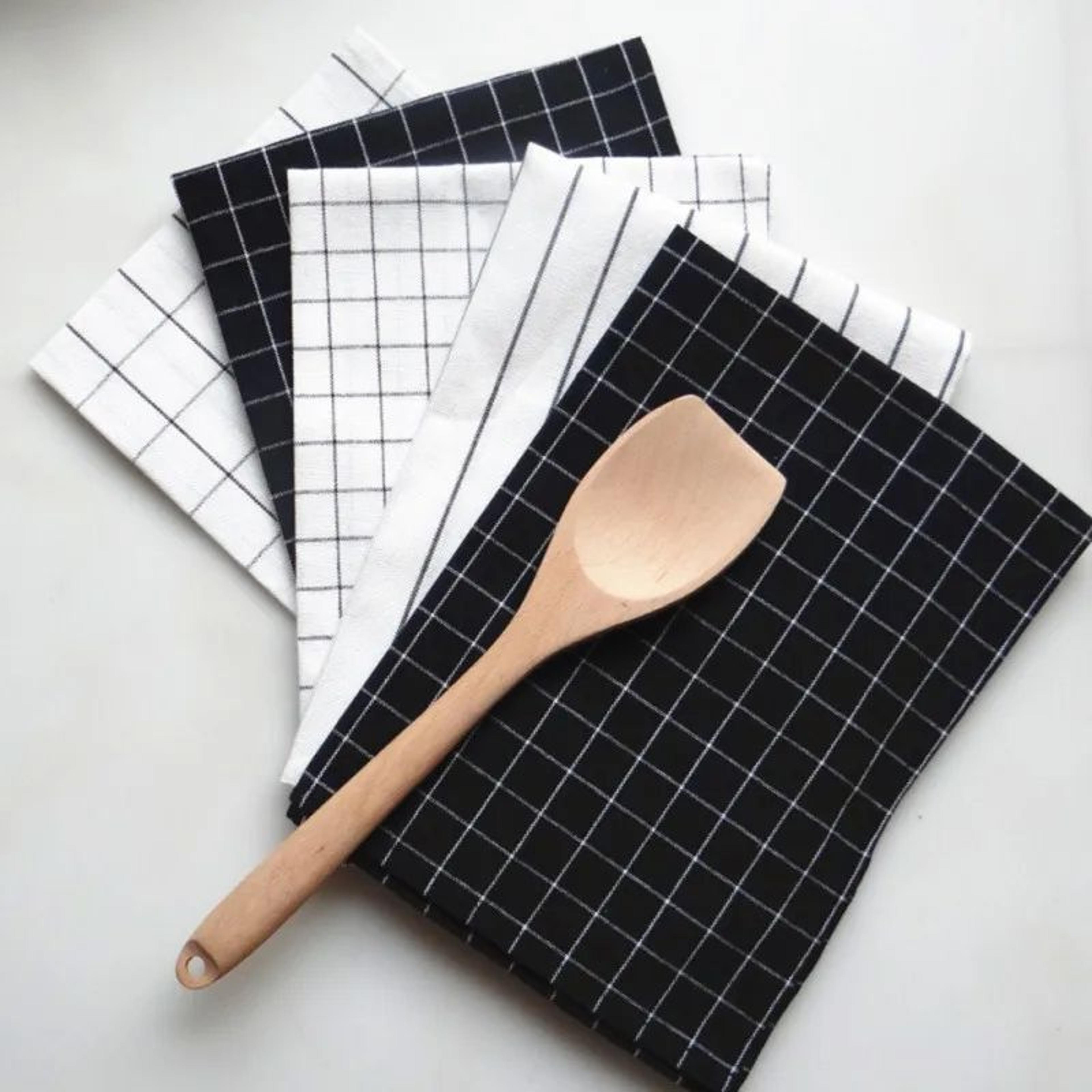 cotton kitchen towels set of 2