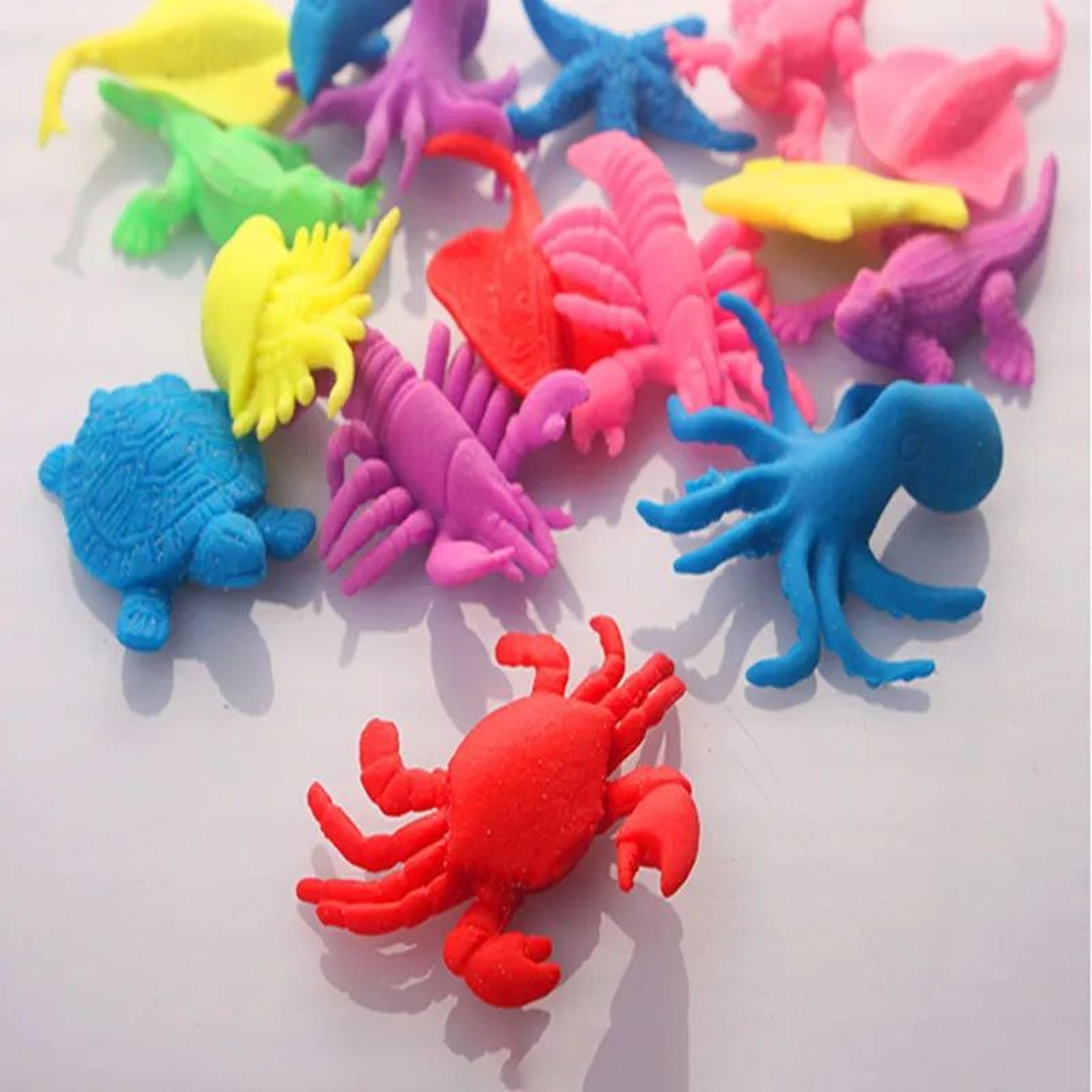growing ocean animal toys set