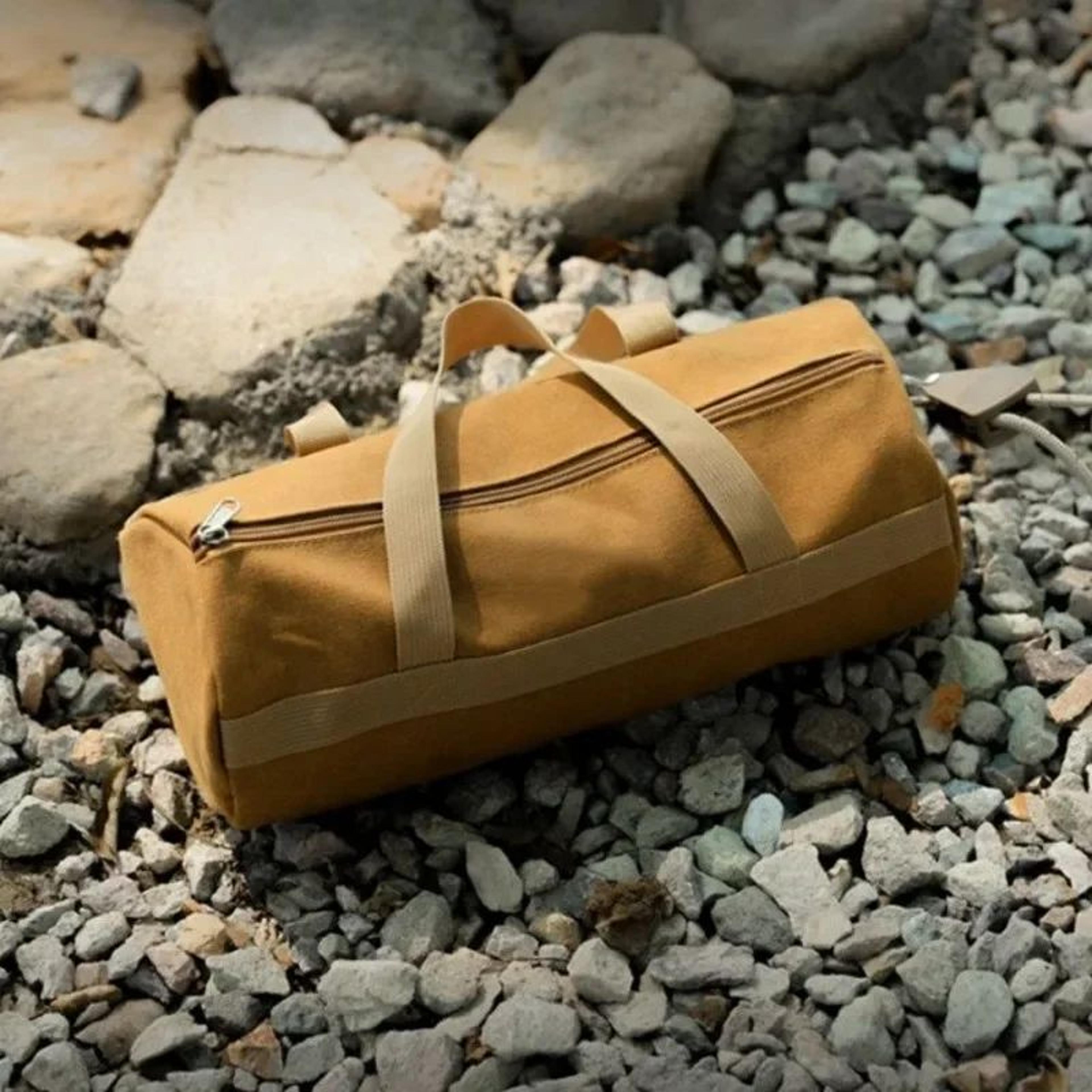 large capacity camping stake storage bag