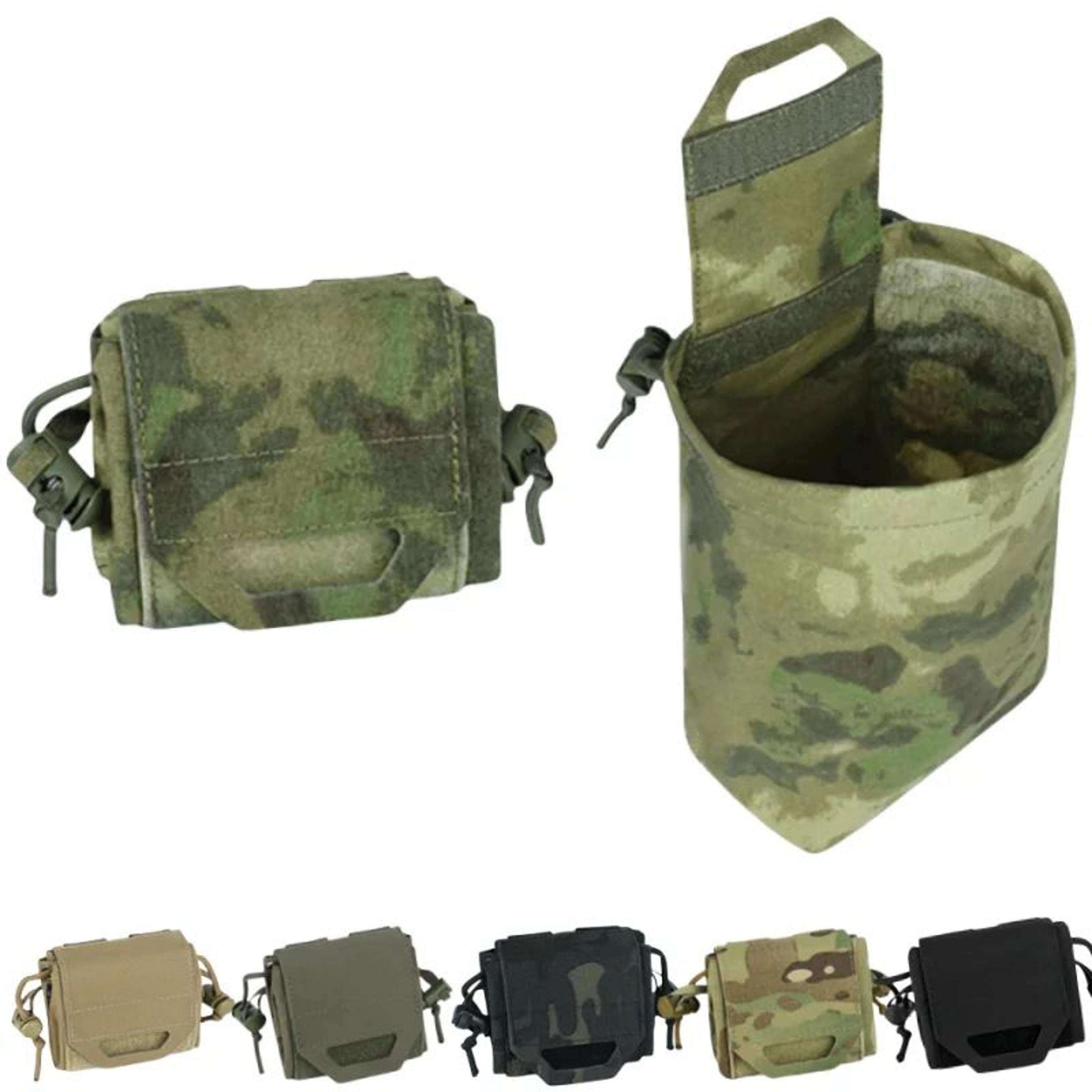 tactical foldable molle dump pouch
