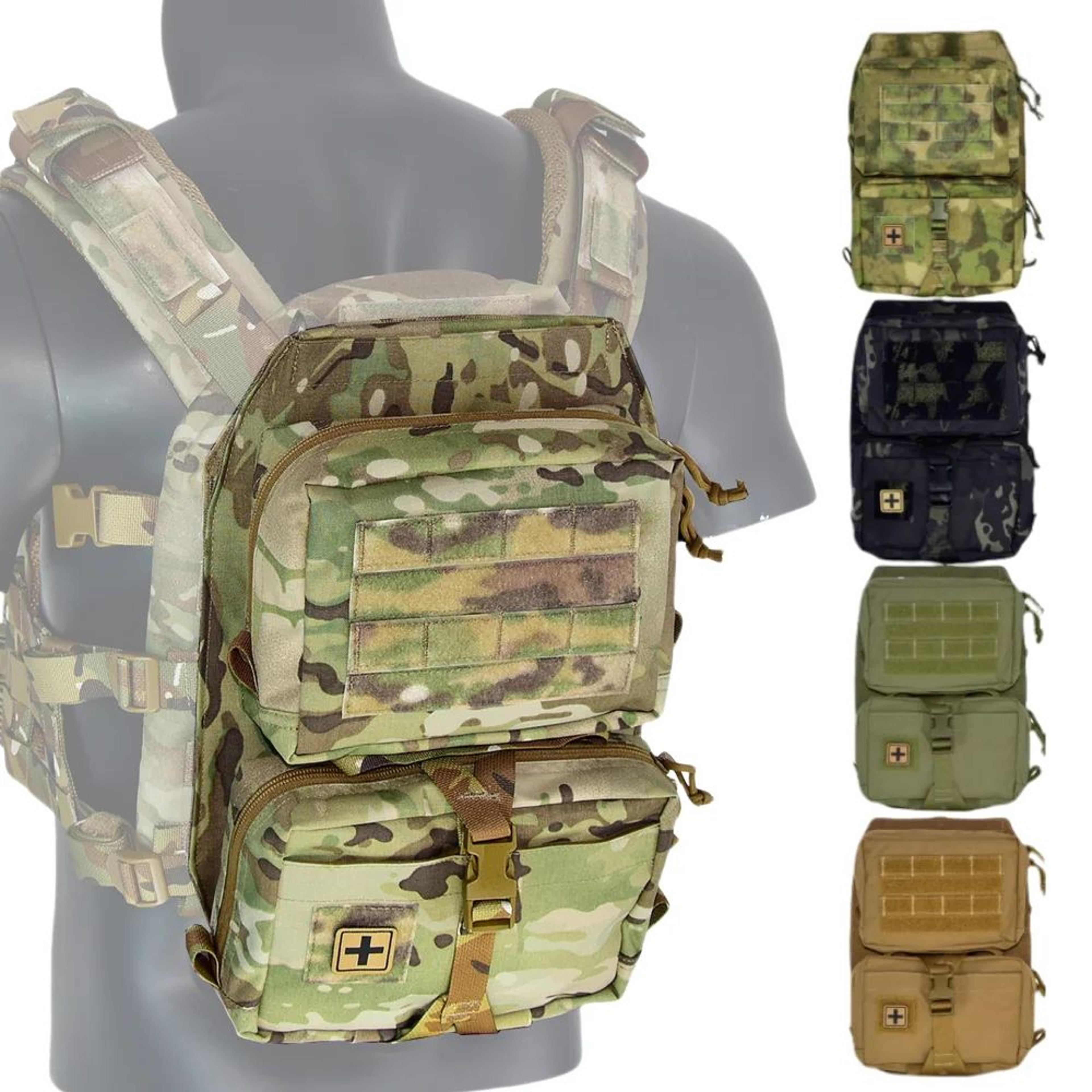tactical plate carrier backboard pouch