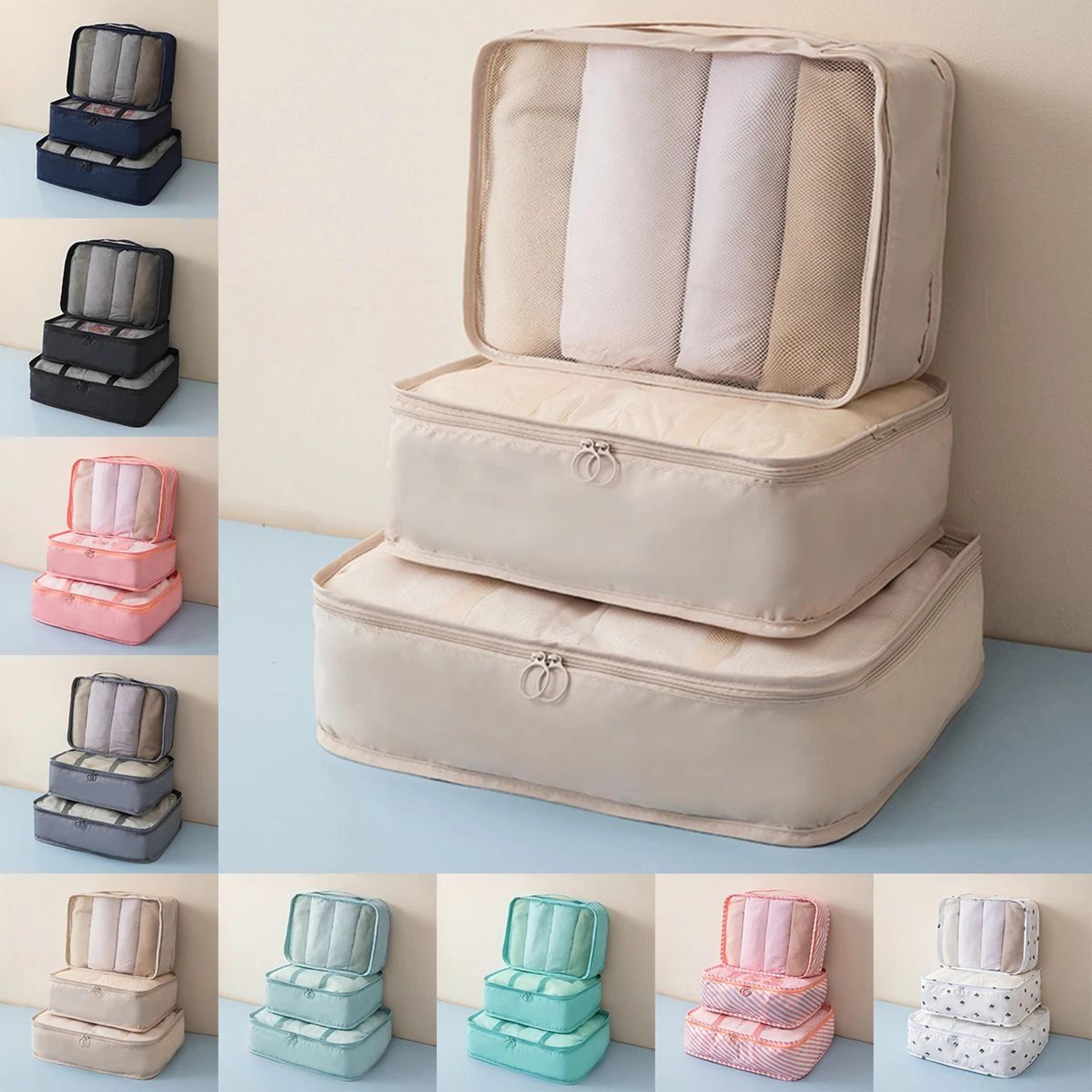 3 piece travel clothing storage bag set
