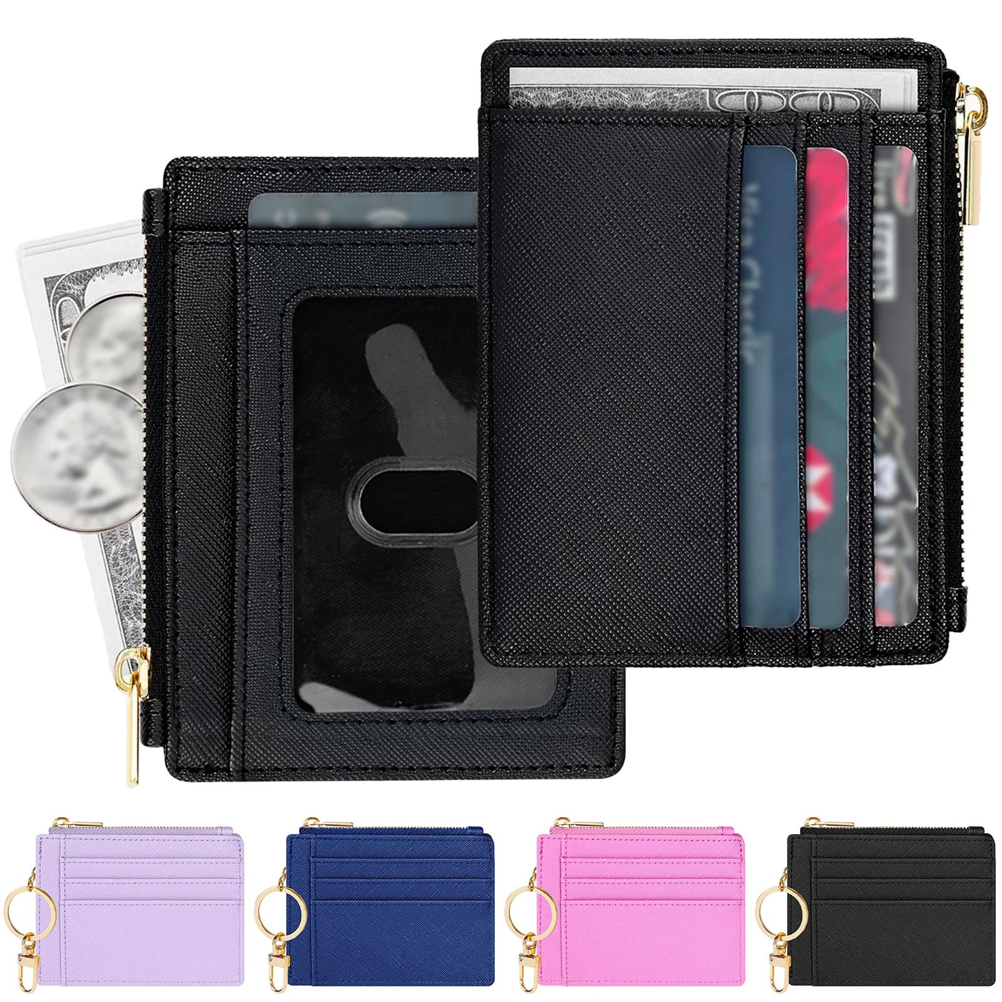 leather coin purse card holder