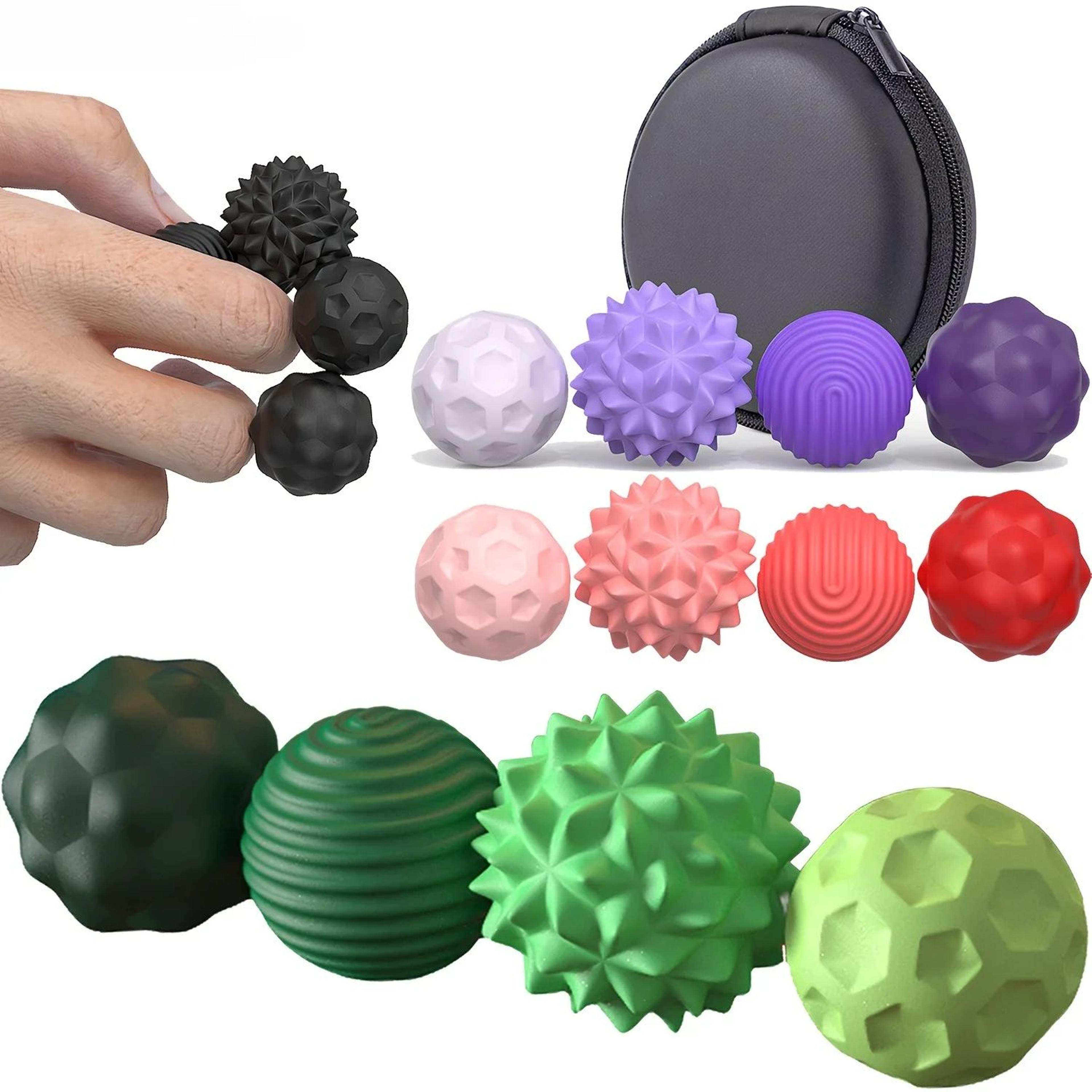 magnetic sensory silicone massage ball set