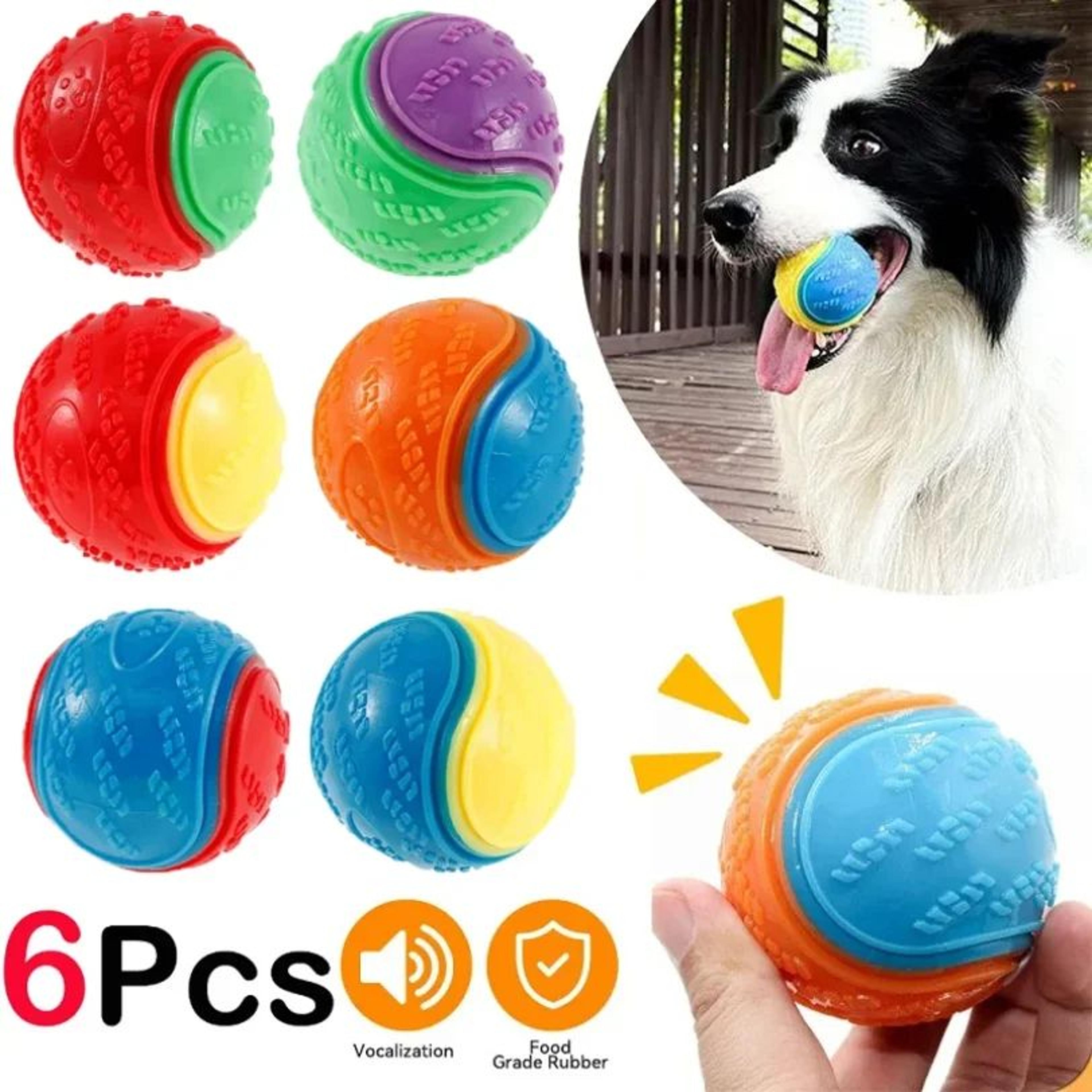 squeaky tpr dog chew ball