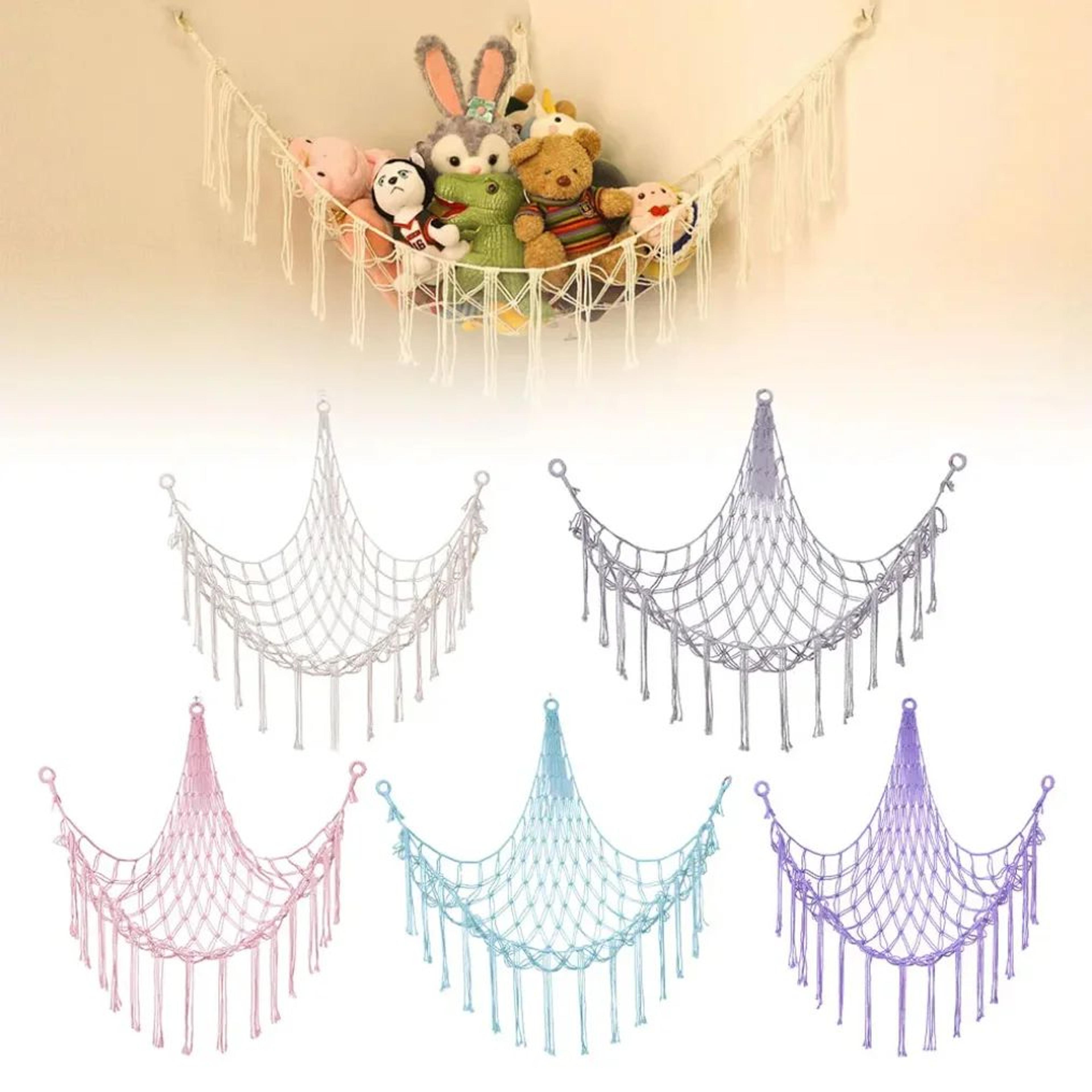 stuffed toy hammock storage net