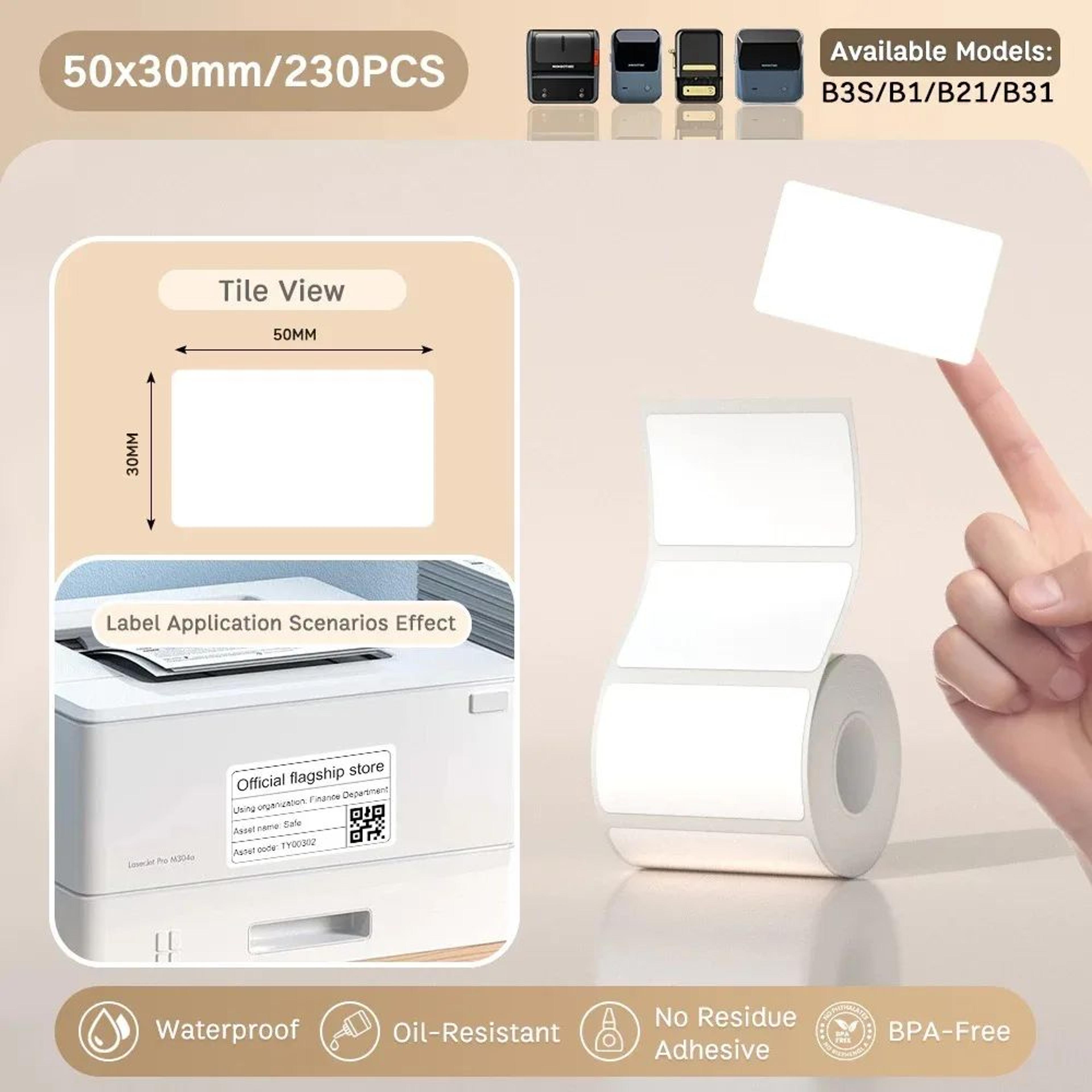 thermal label paper for niimbot