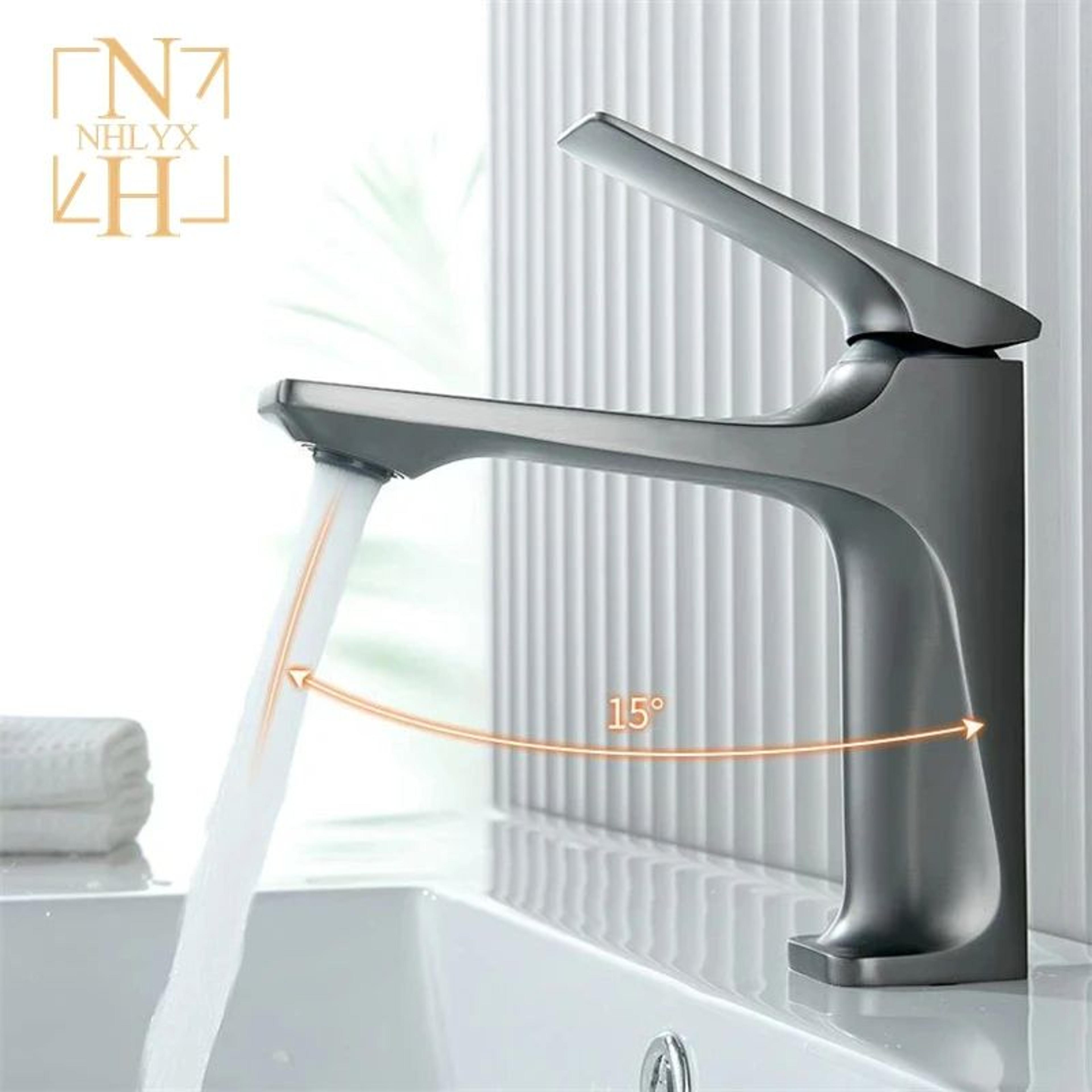 modern brass mixer bathroom sink faucet