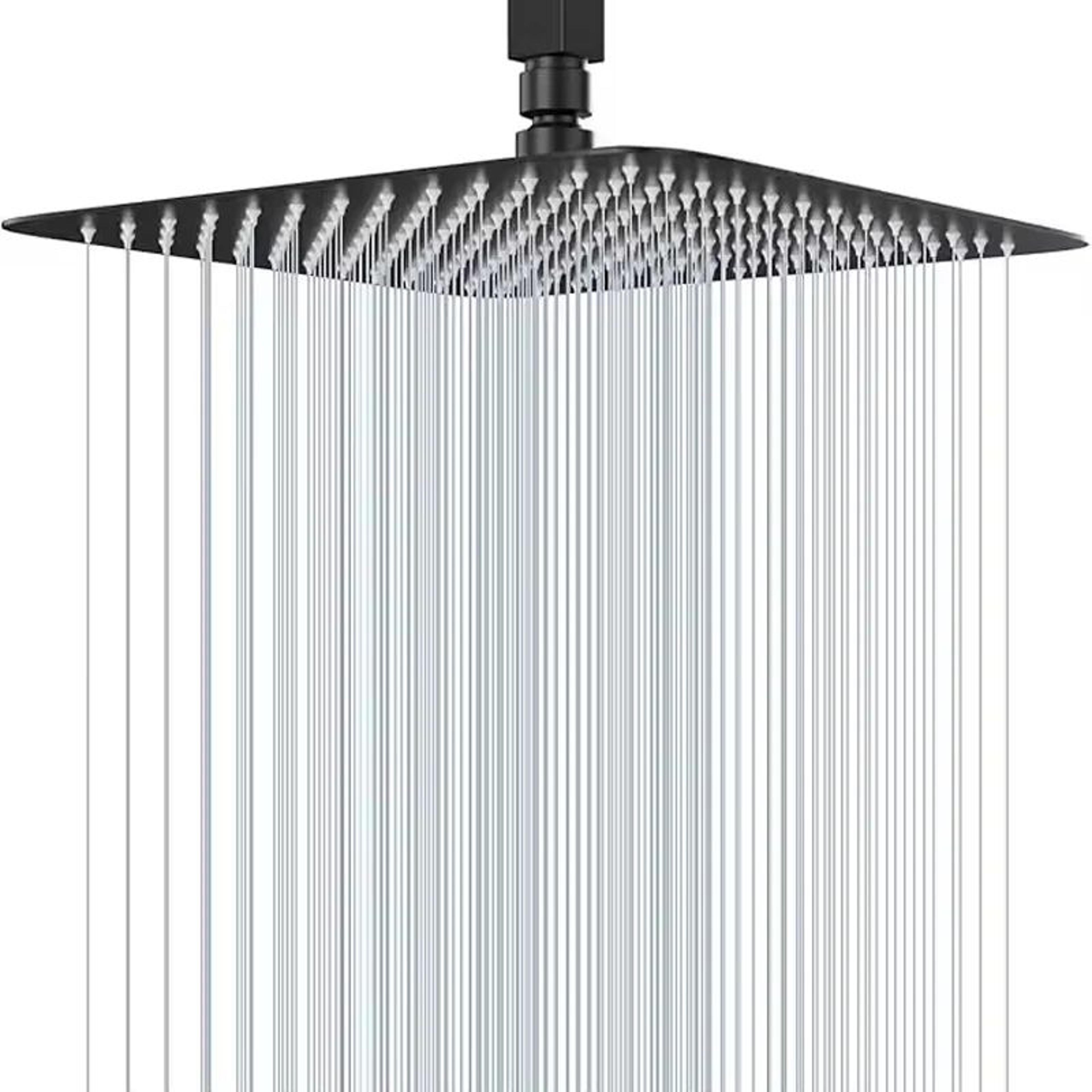 high pressure waterfall shower head