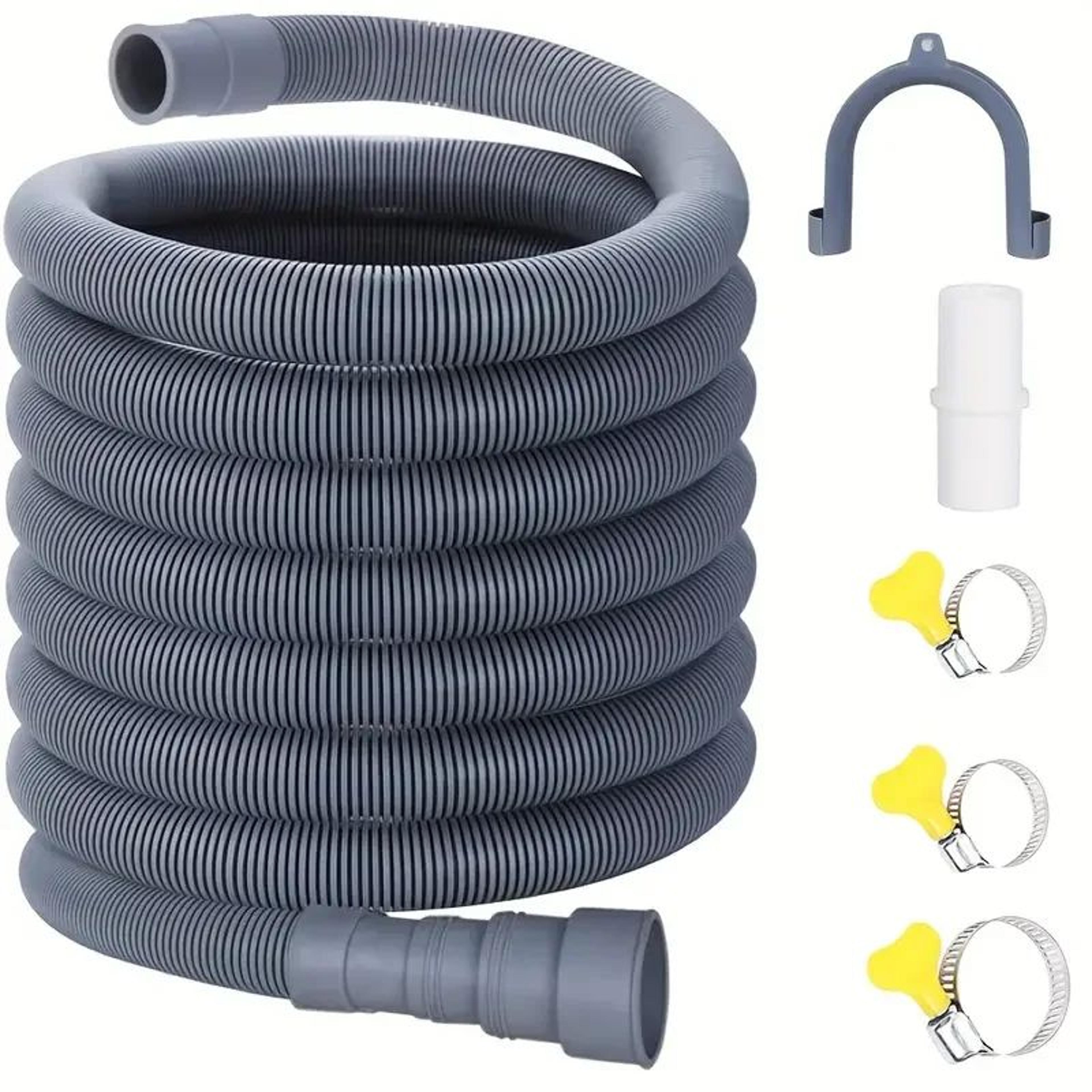 flexible washing machine drain hose extension