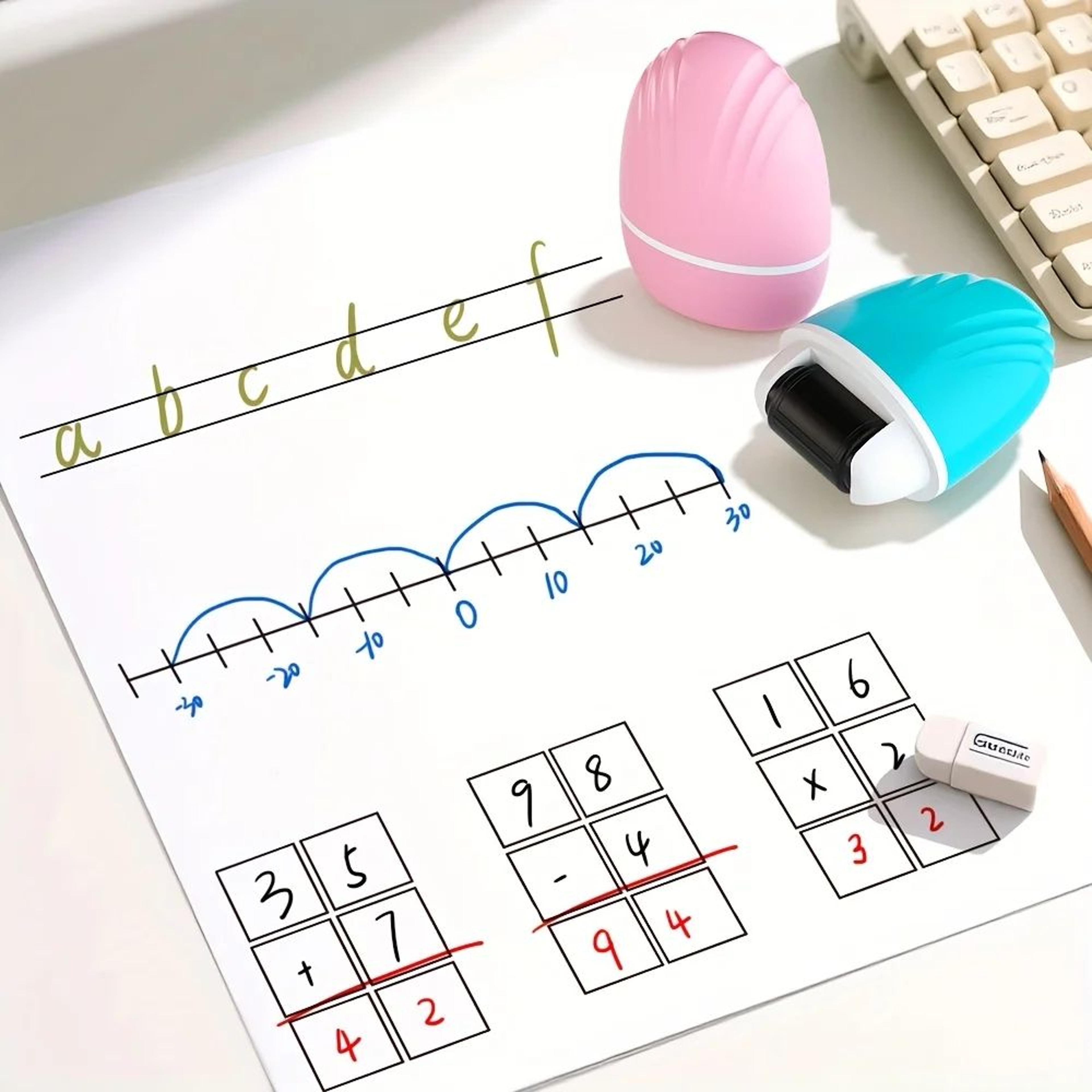math correction roller seal
