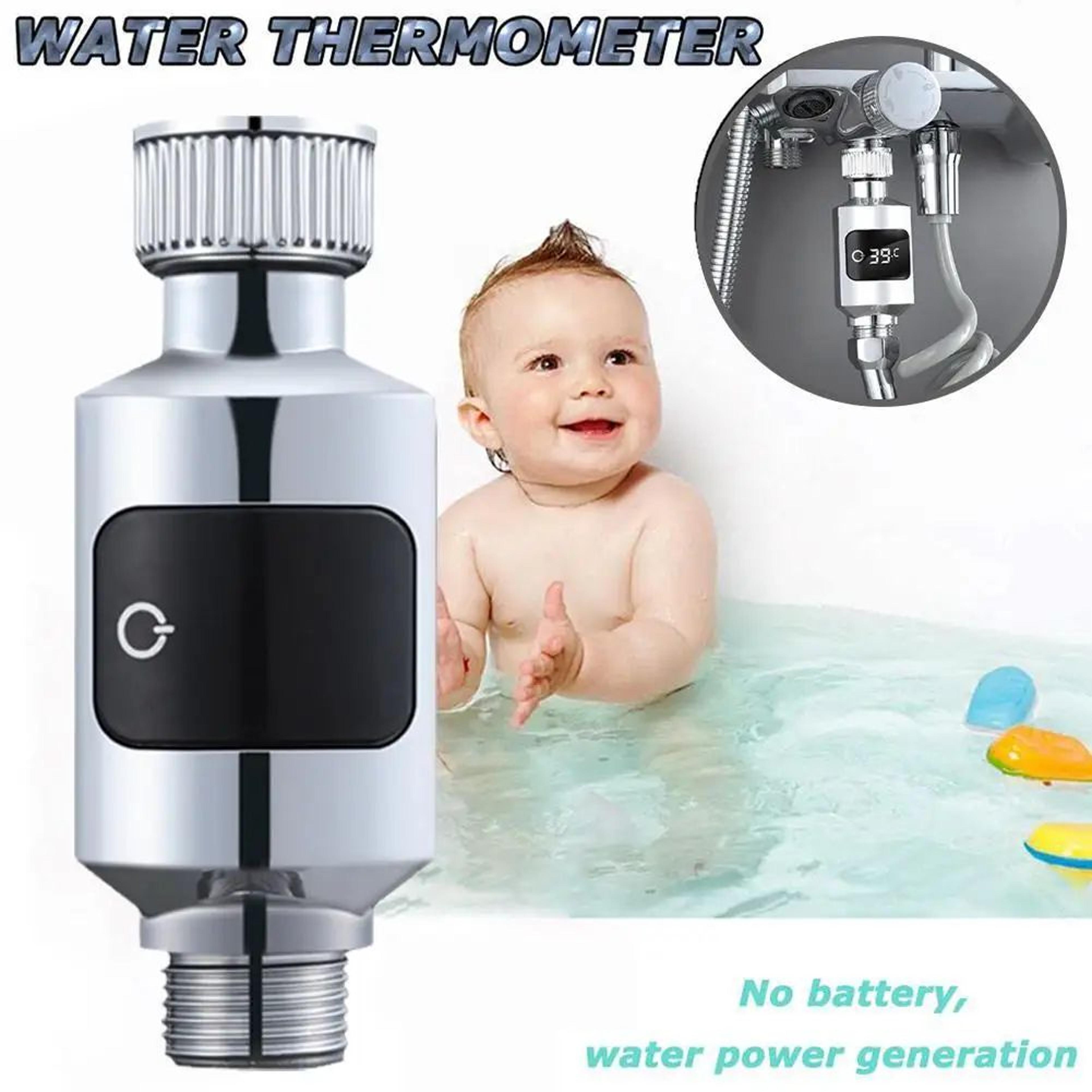 led digital shower water temperature display