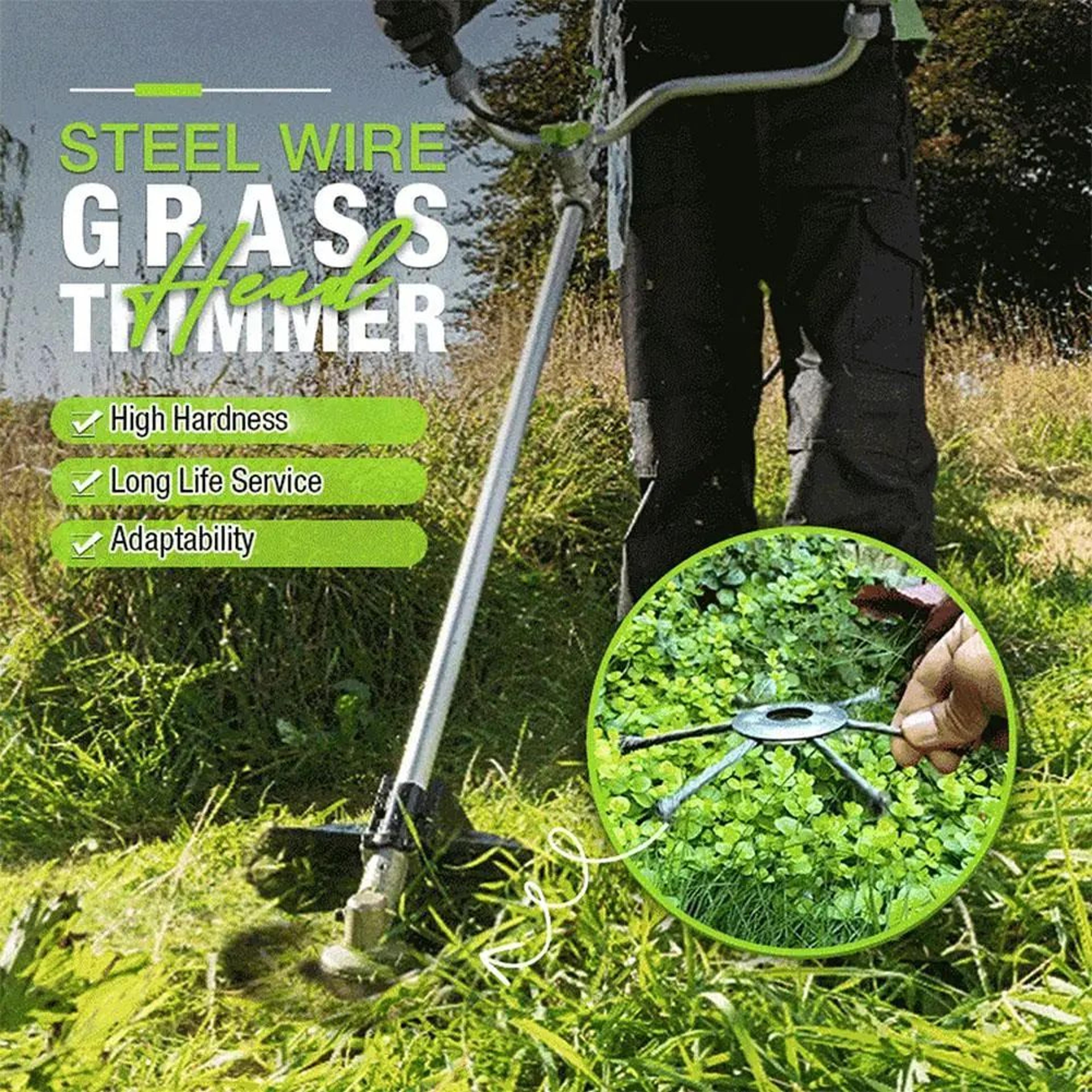 steel wire wheel weed brush trimmer head