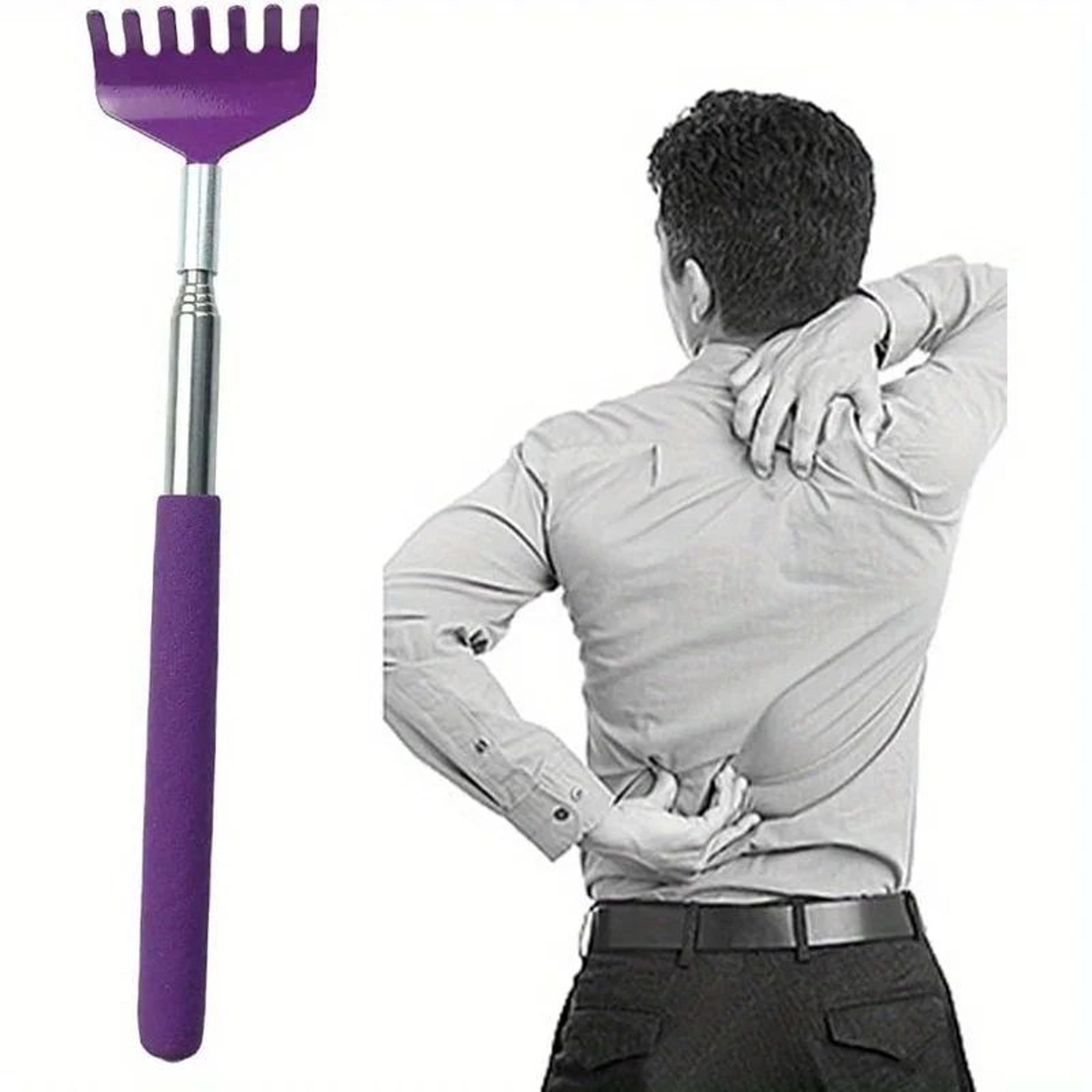 telescopic metal back scratcher tool