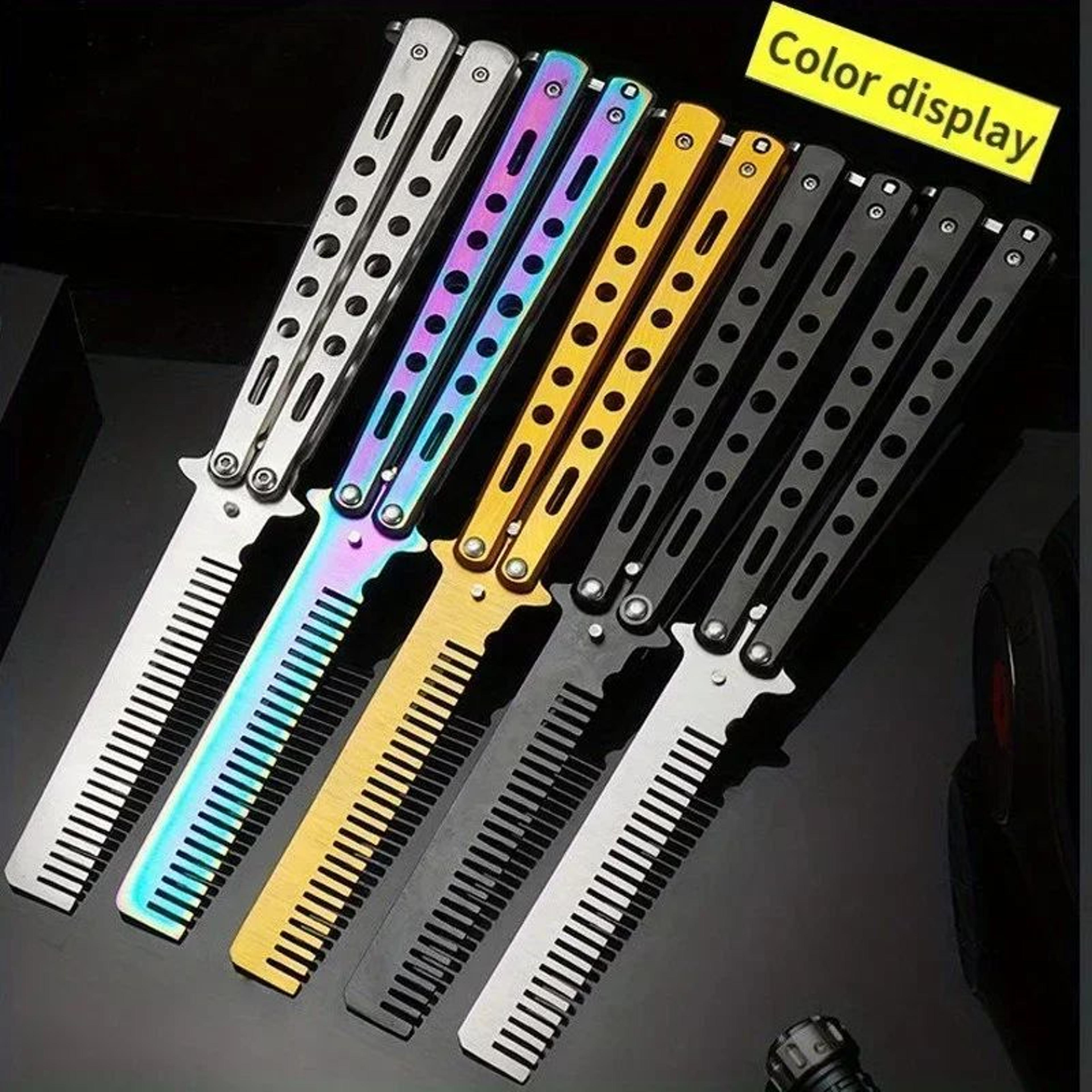 foldable butterfly hair comb