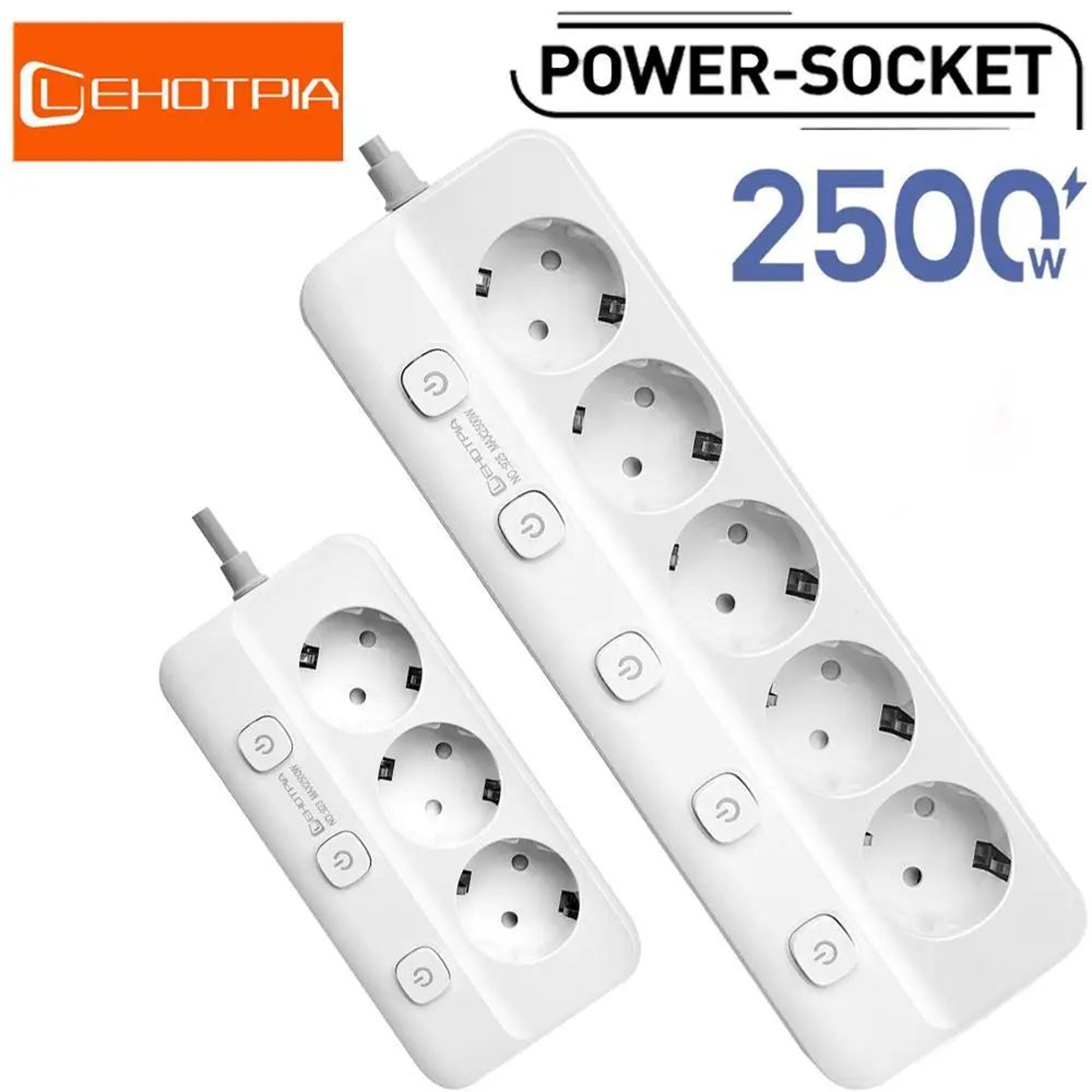 eu power strip with individual switches