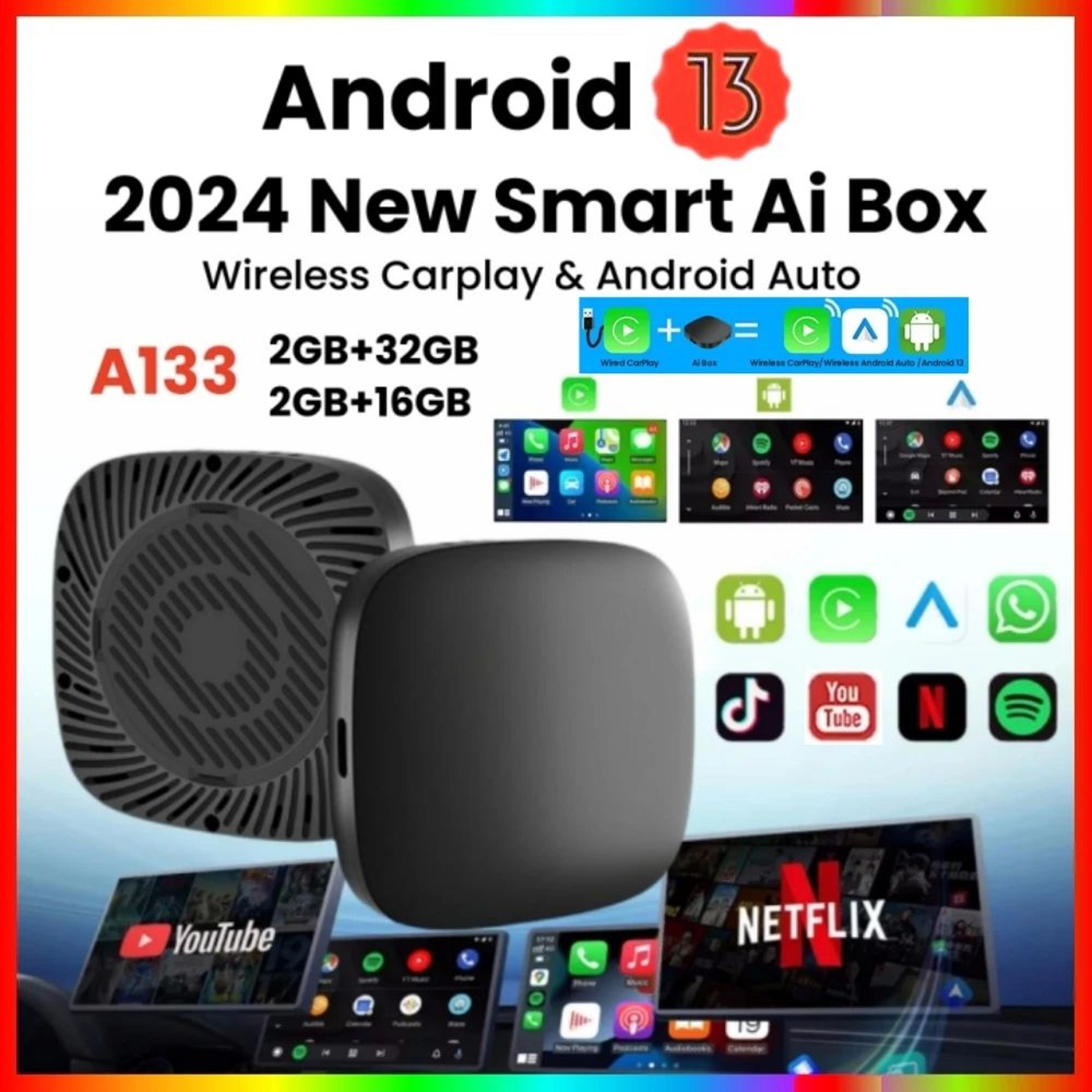 android 13 wireless carplay ai smart box