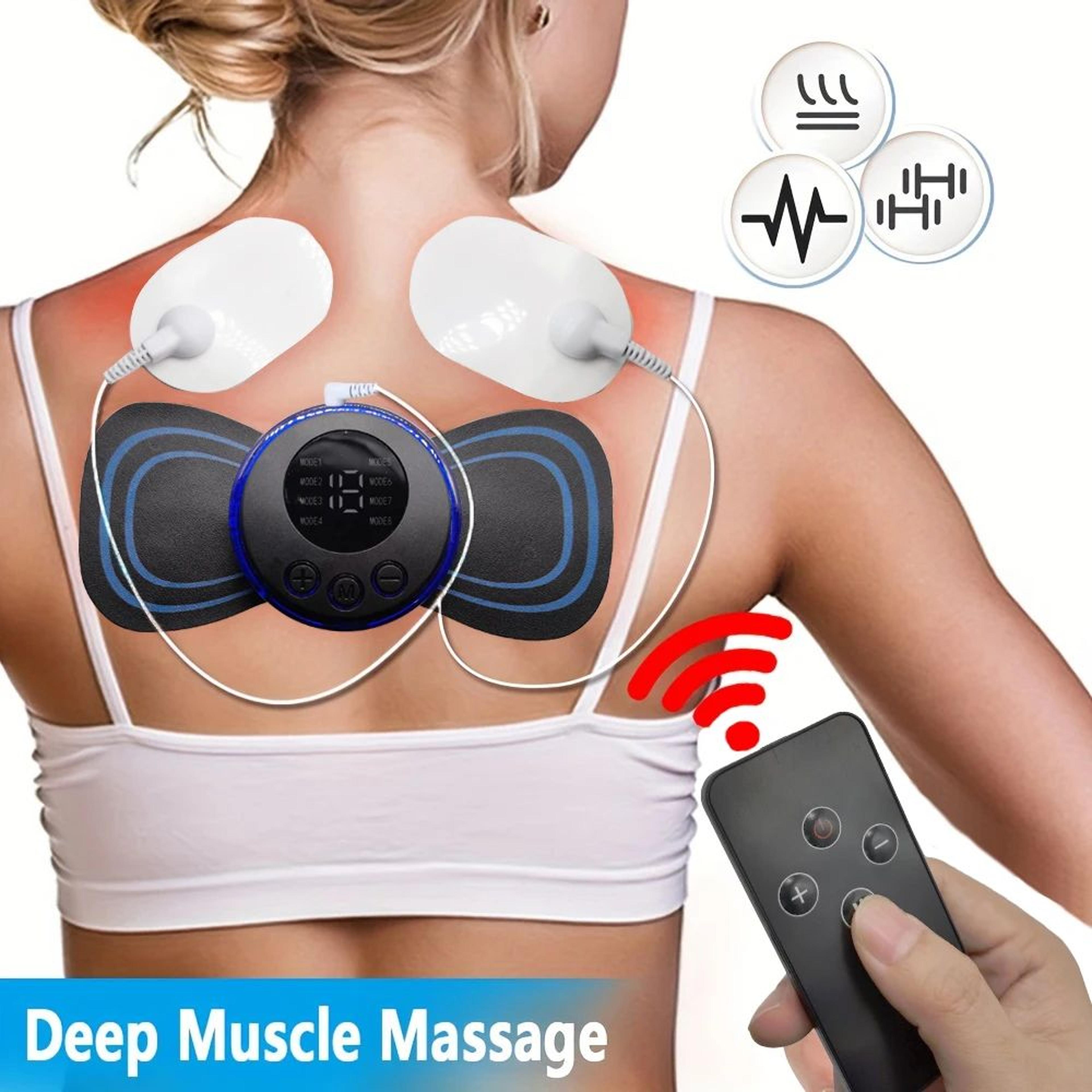 rechargeable ems neck massager with remote