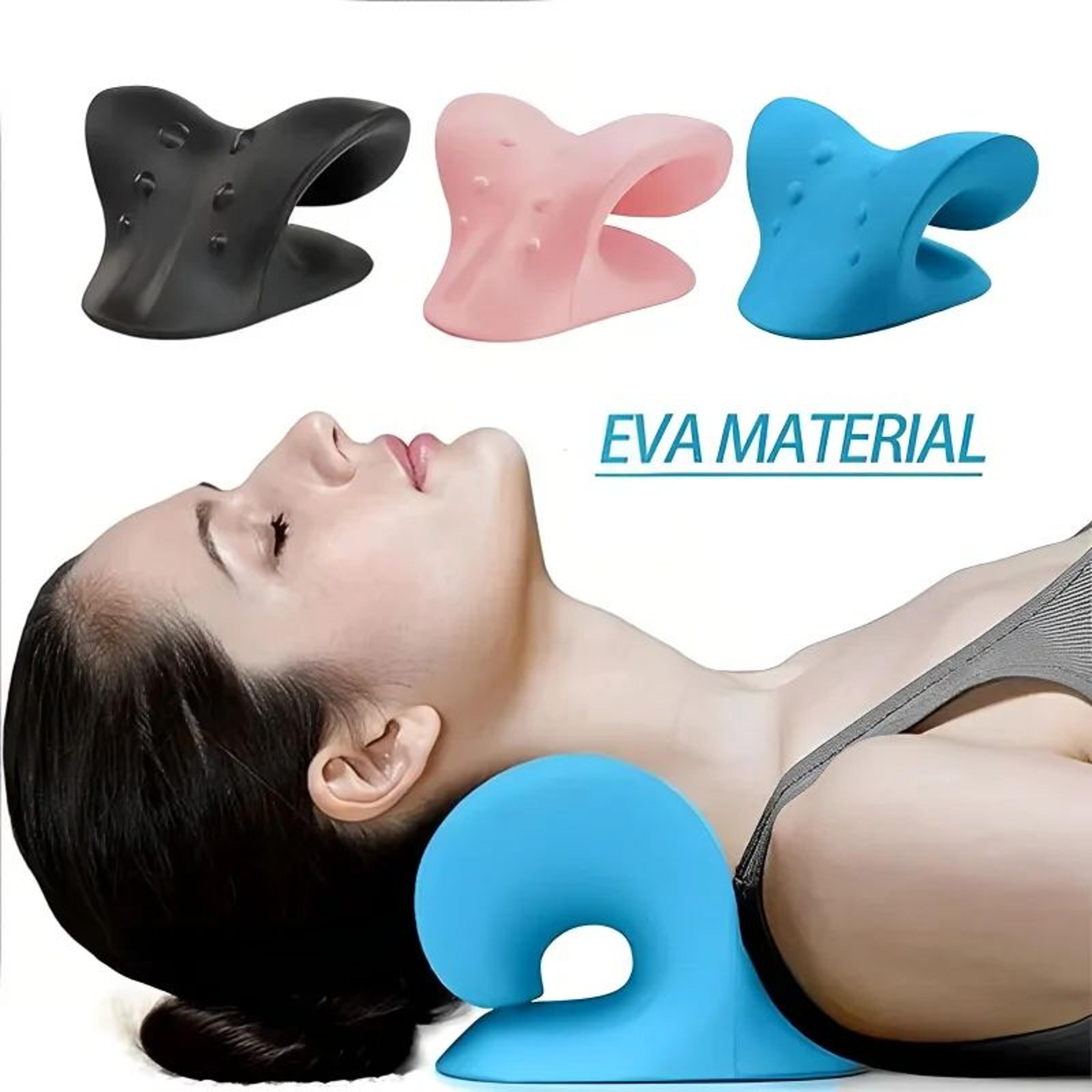 cervical neck and shoulder stretcher pillow