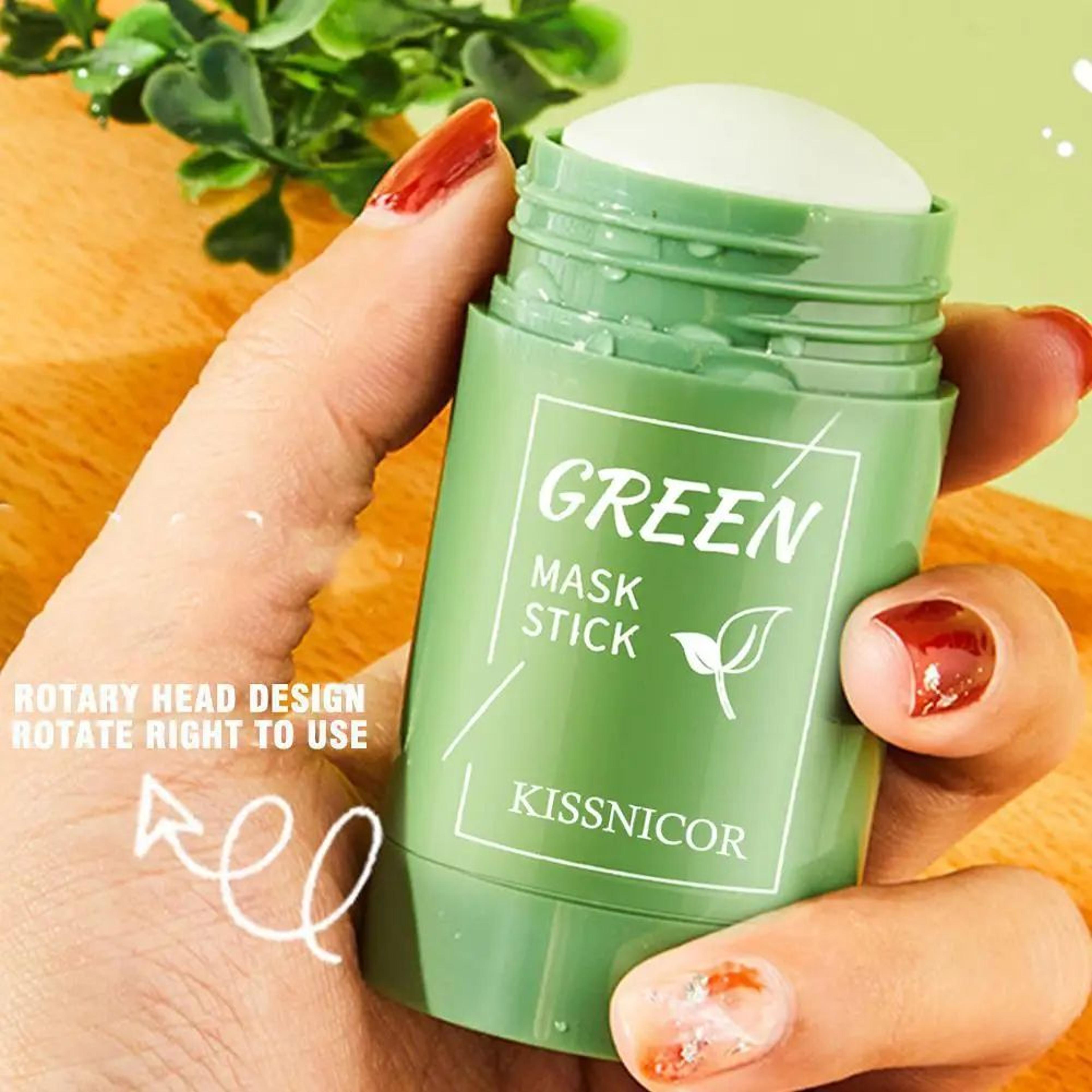 green tea cleansing stick face mask