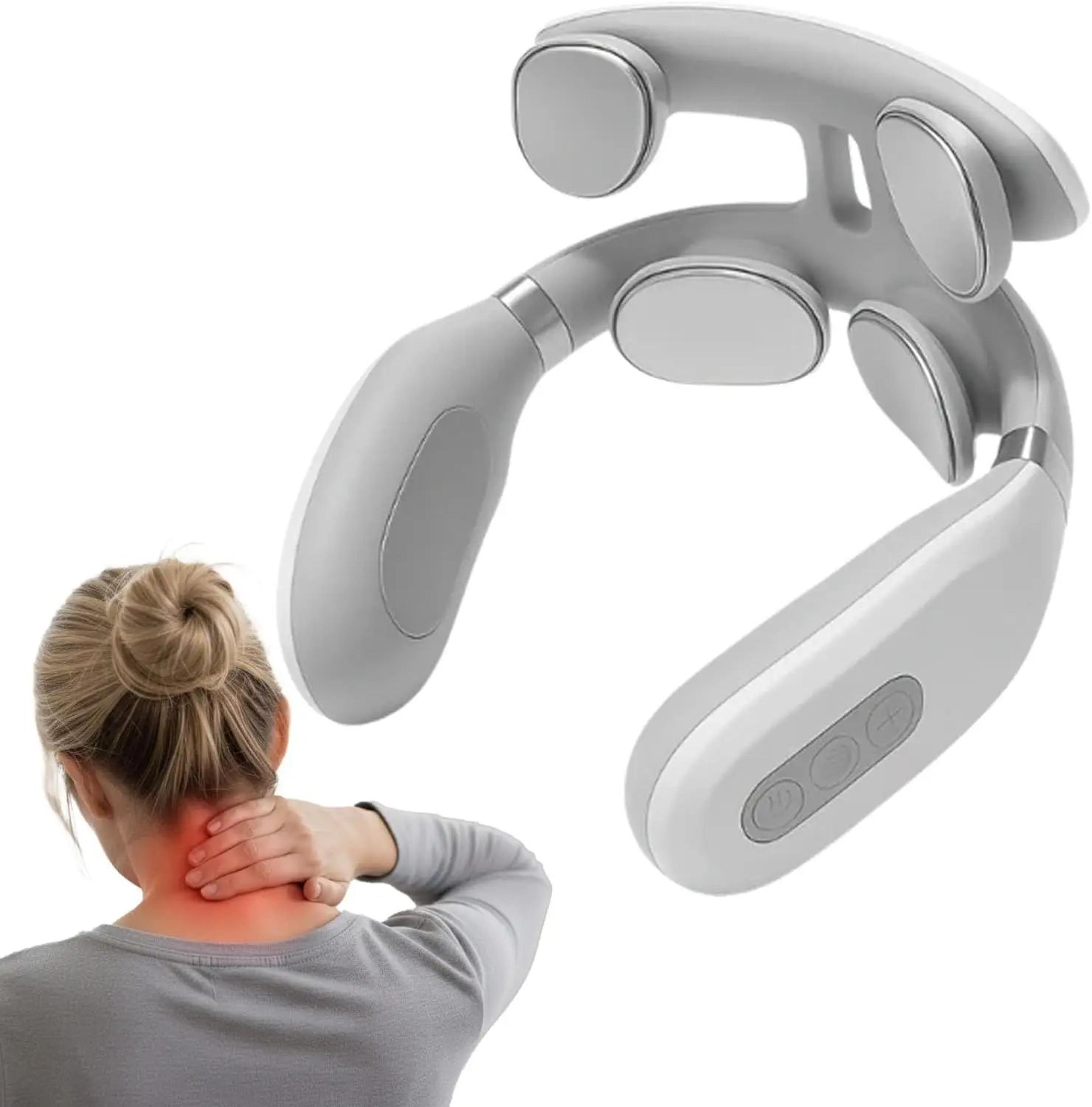 smart u shaped ems neck and shoulder massager