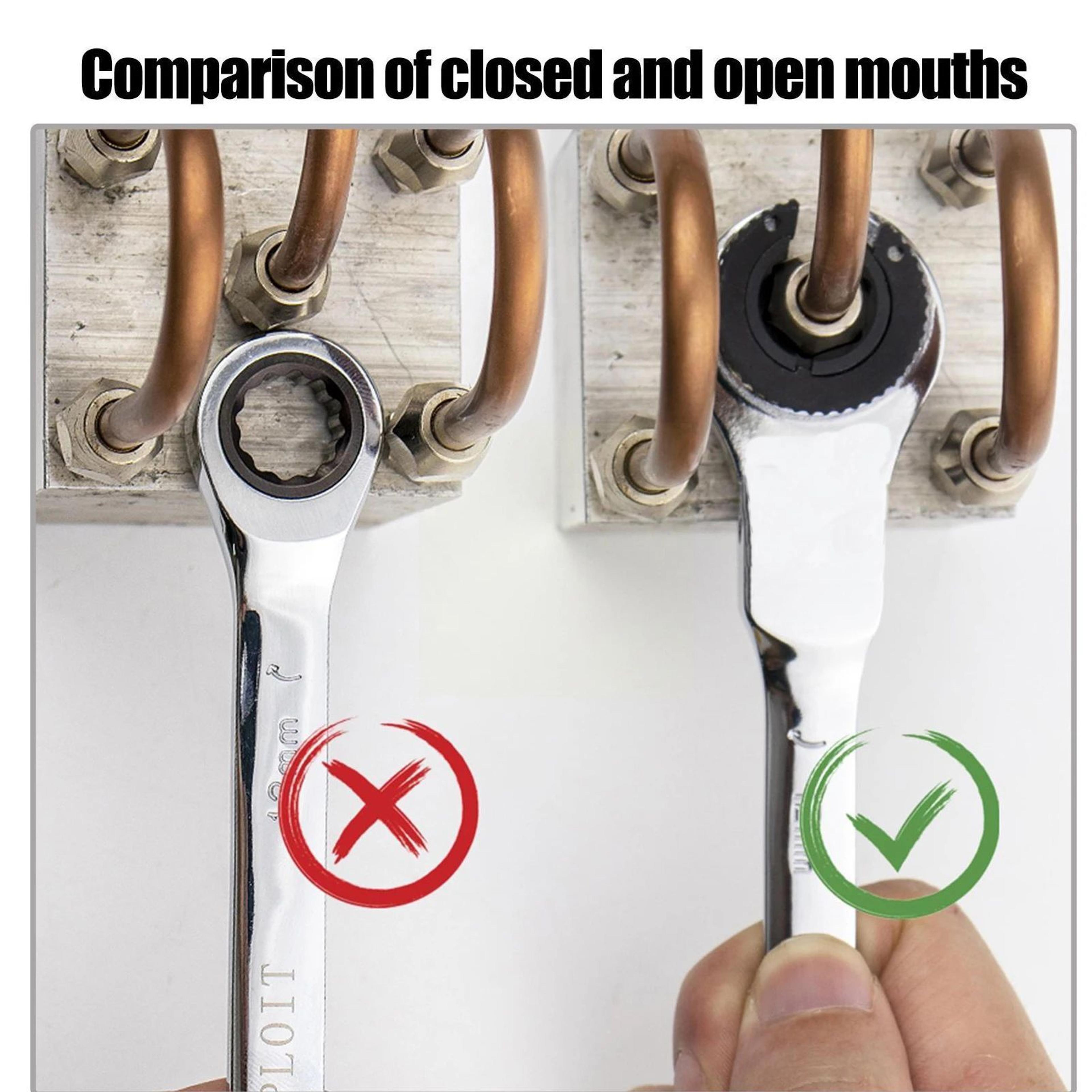 ratcheting combination wrench tool