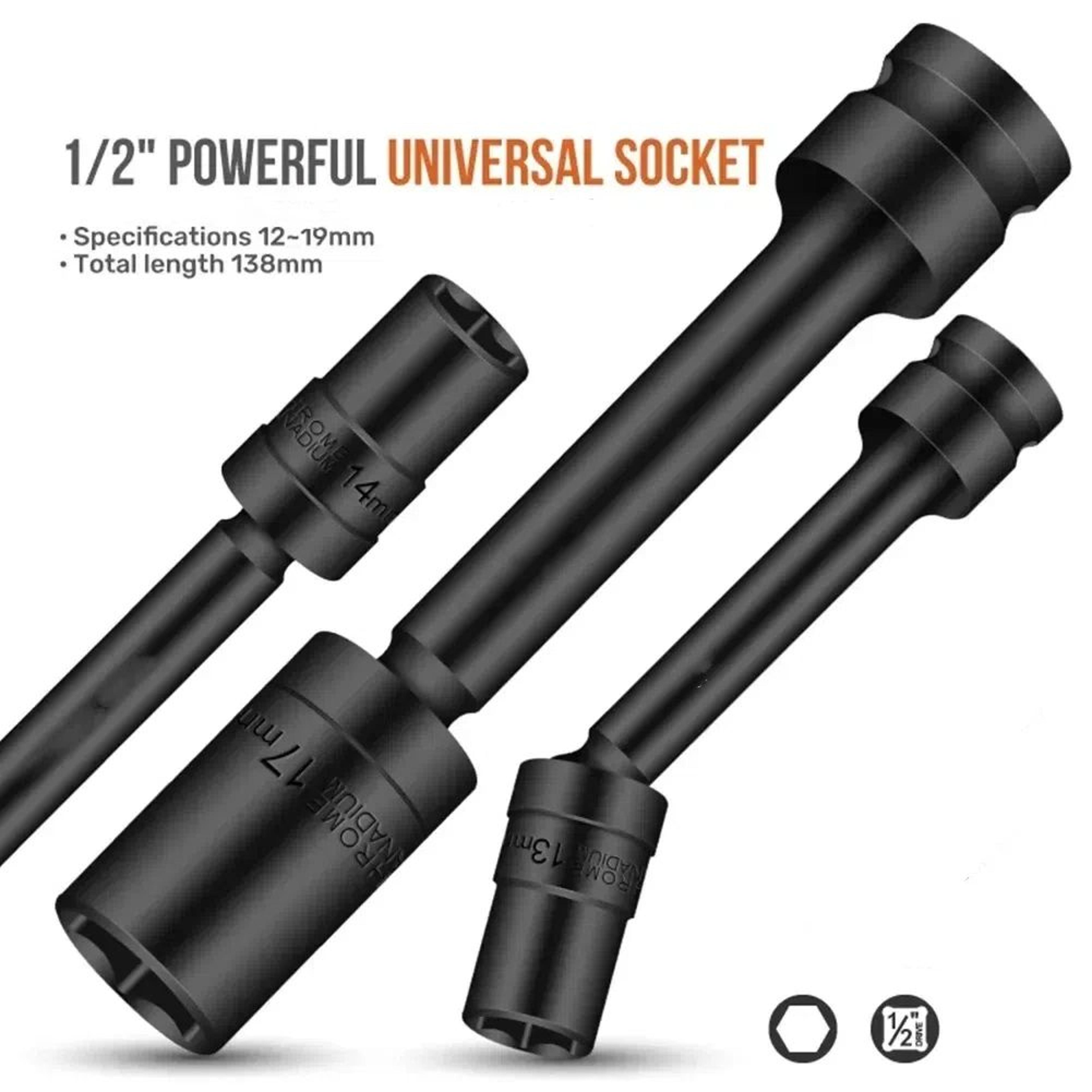 impact swivel hex socket adapter