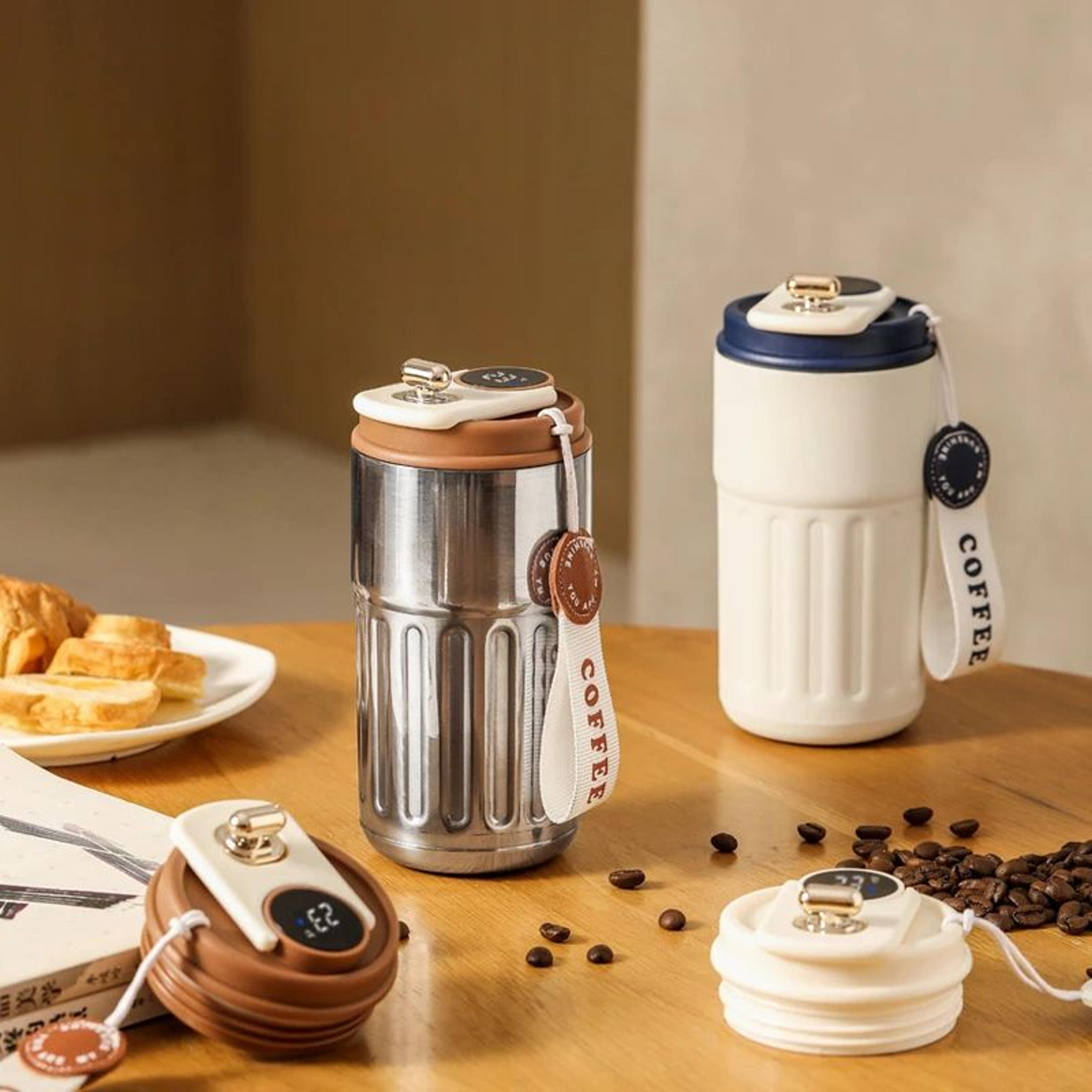 smart temperature display thermos bottle