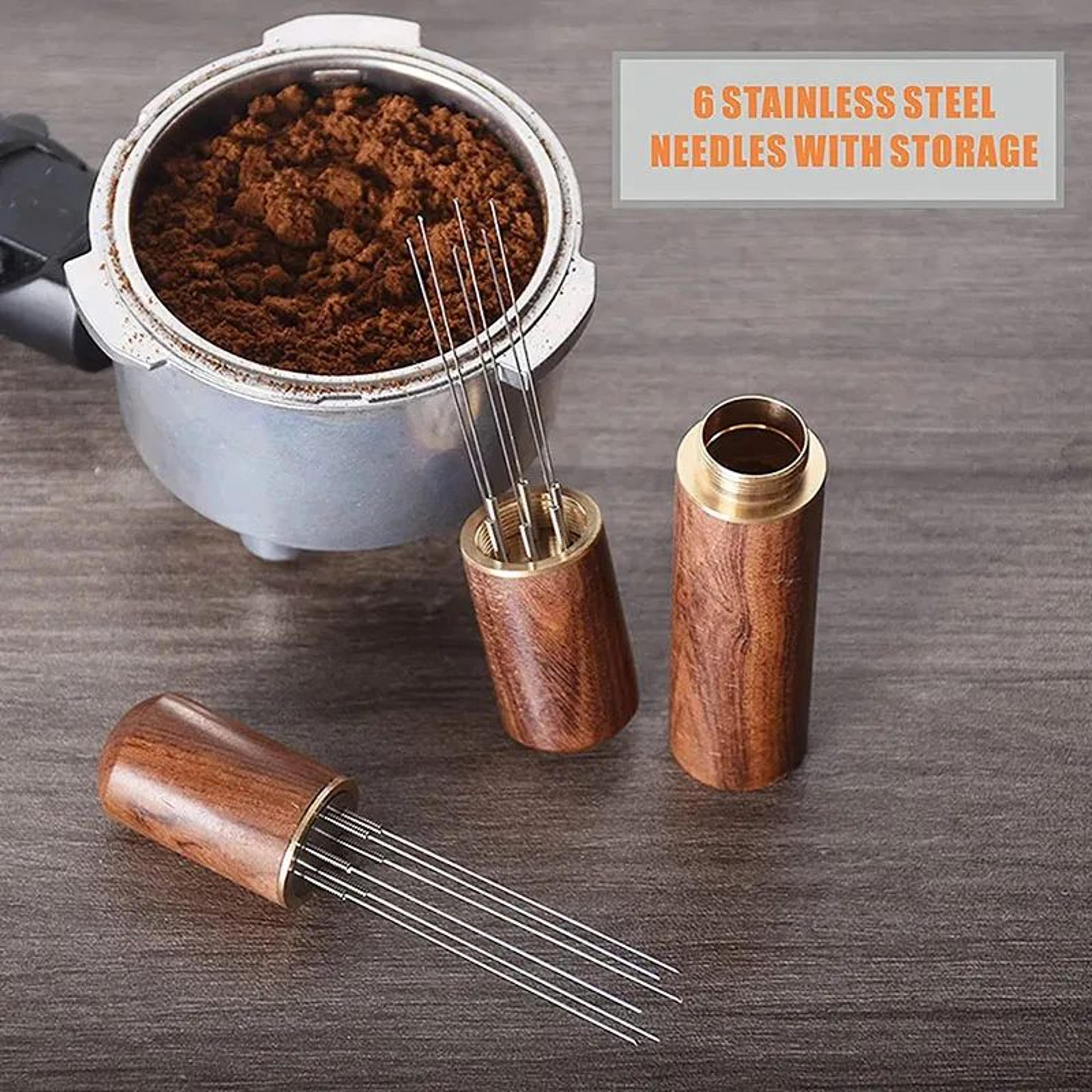 stainless steel espresso needle distributor tool