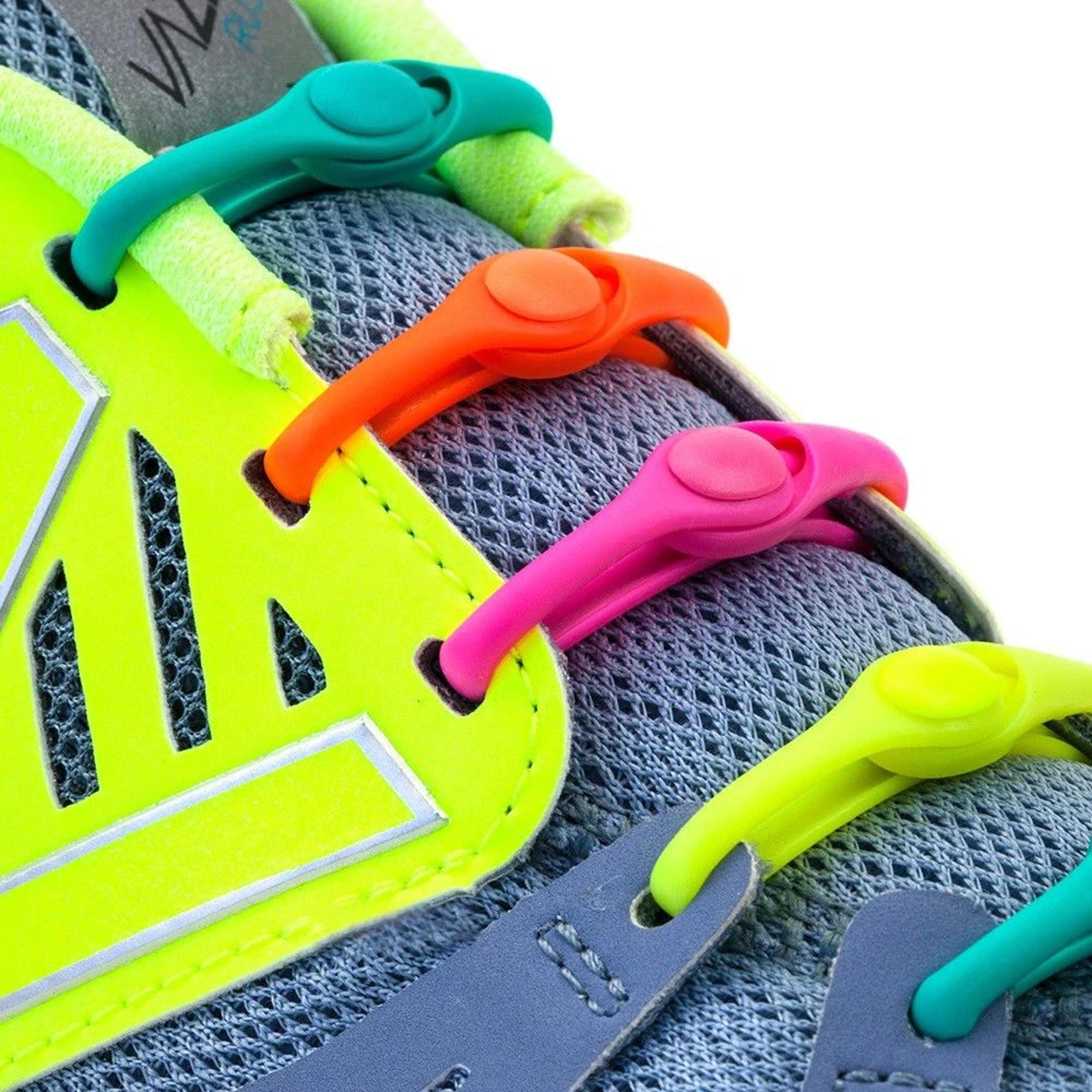 12 pcs no-tie stretch silicone shoelaces