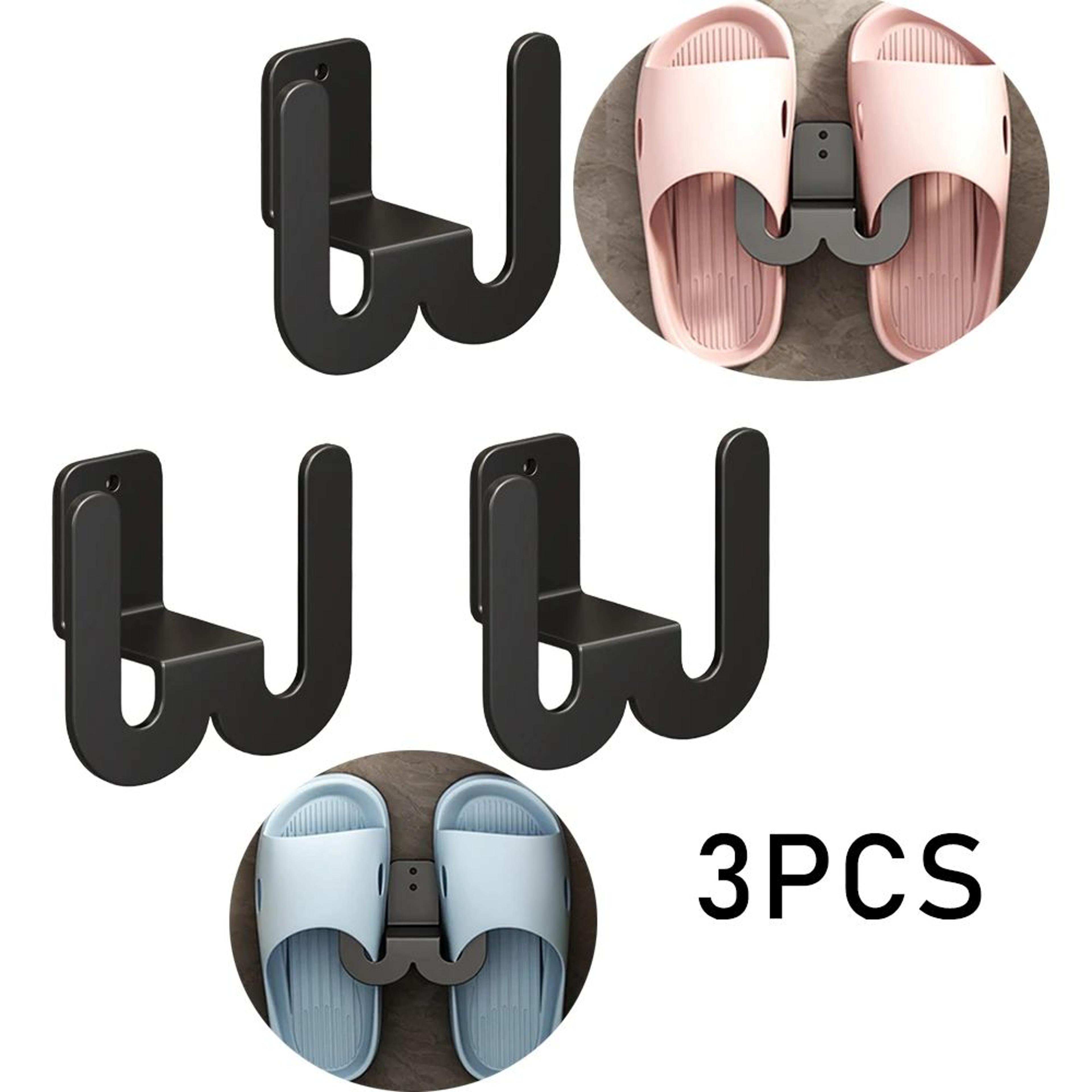 wall mounted slipper shoe organizer