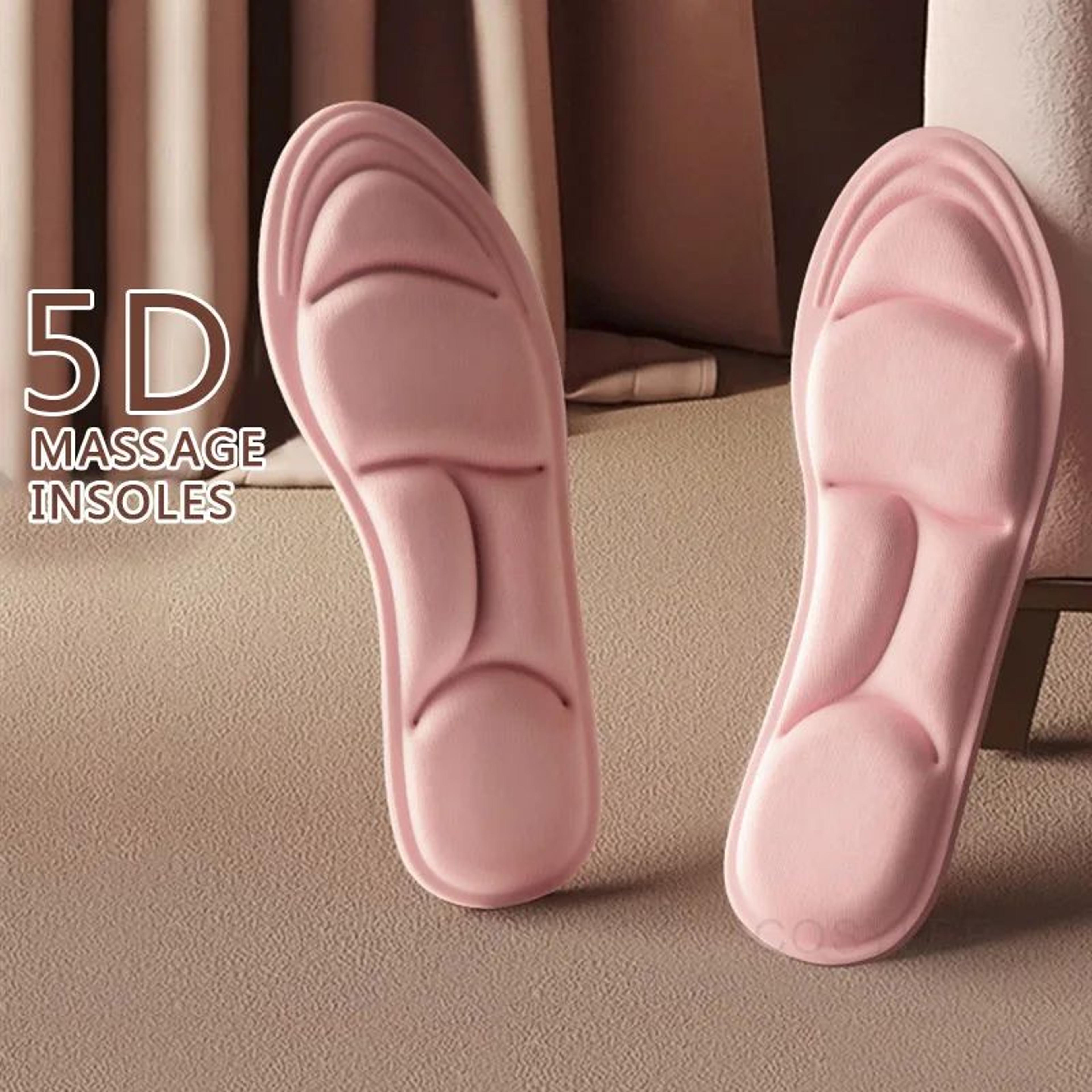 5d massage memory foam sports insoles