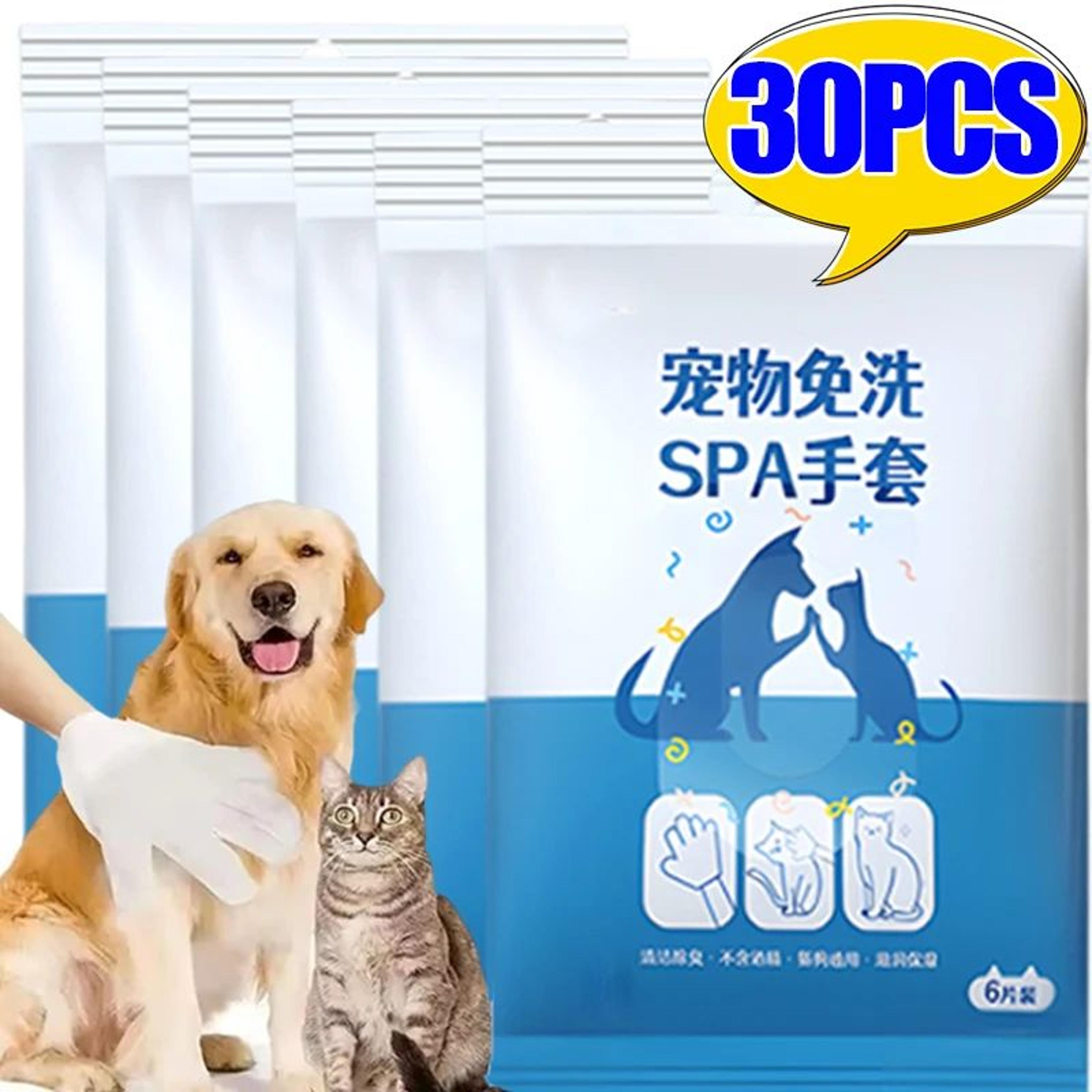 disposable pet cleaning glove towels