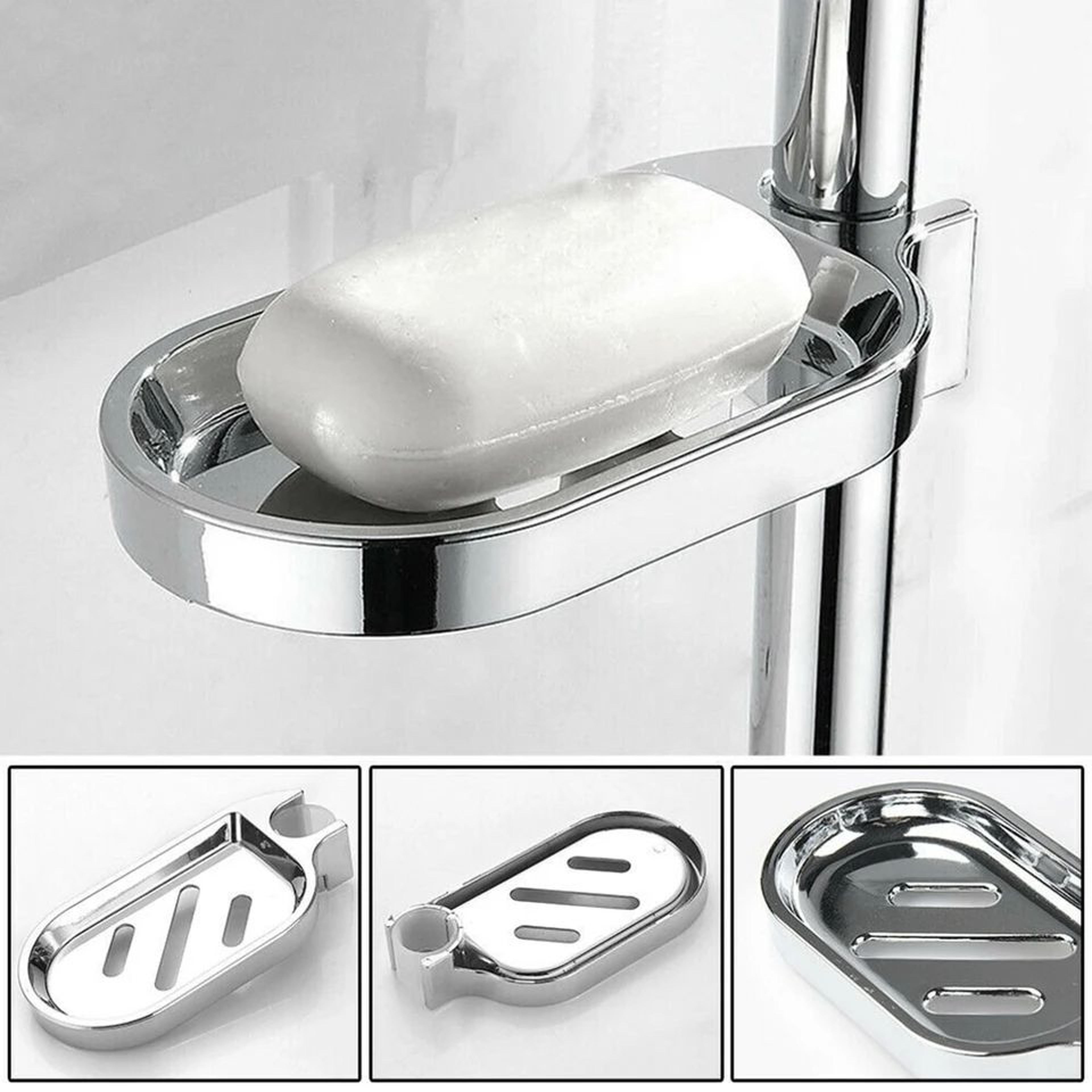 liftable wall mounted shower soap tray