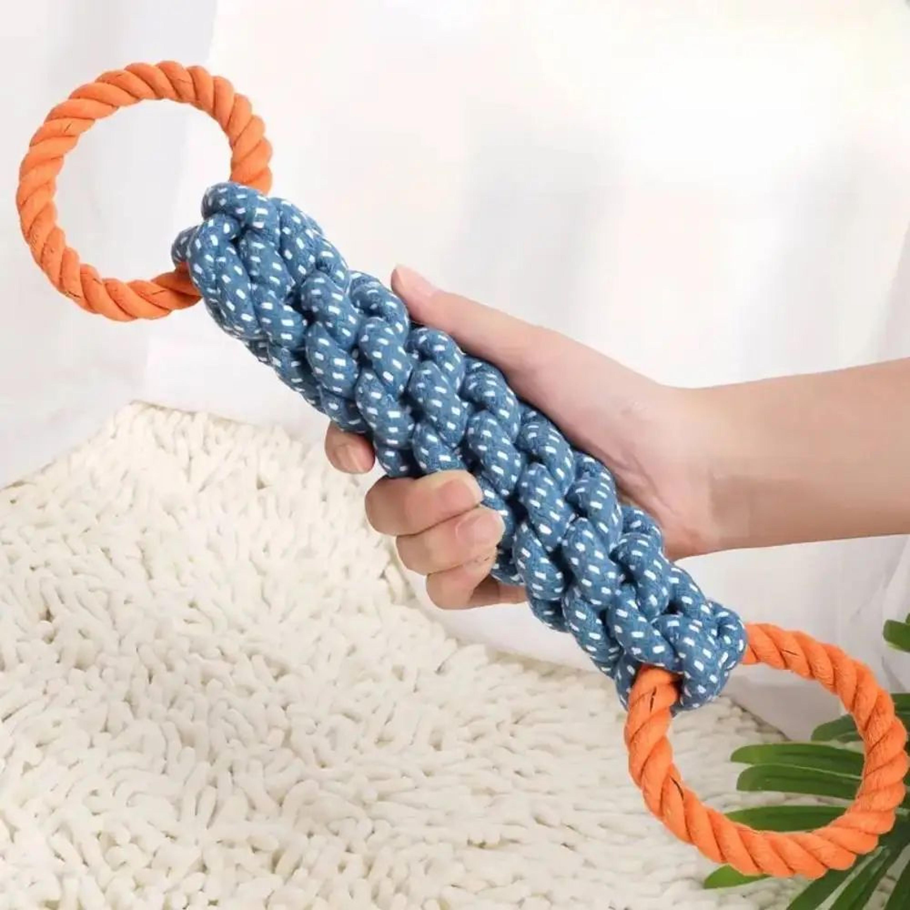 indestructible rope tug toy for dogs