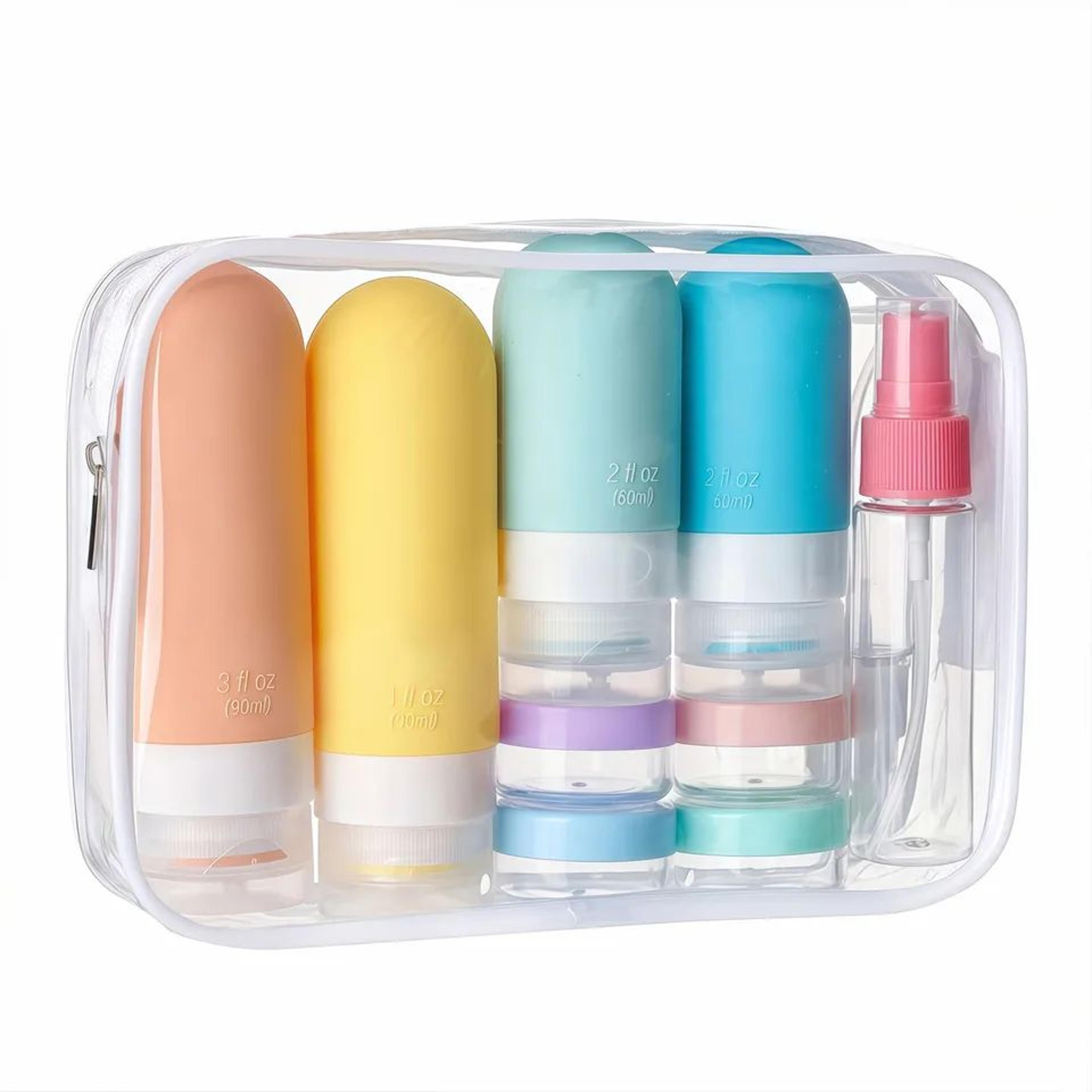 16 pack tsa-approved silicone travel bottle set