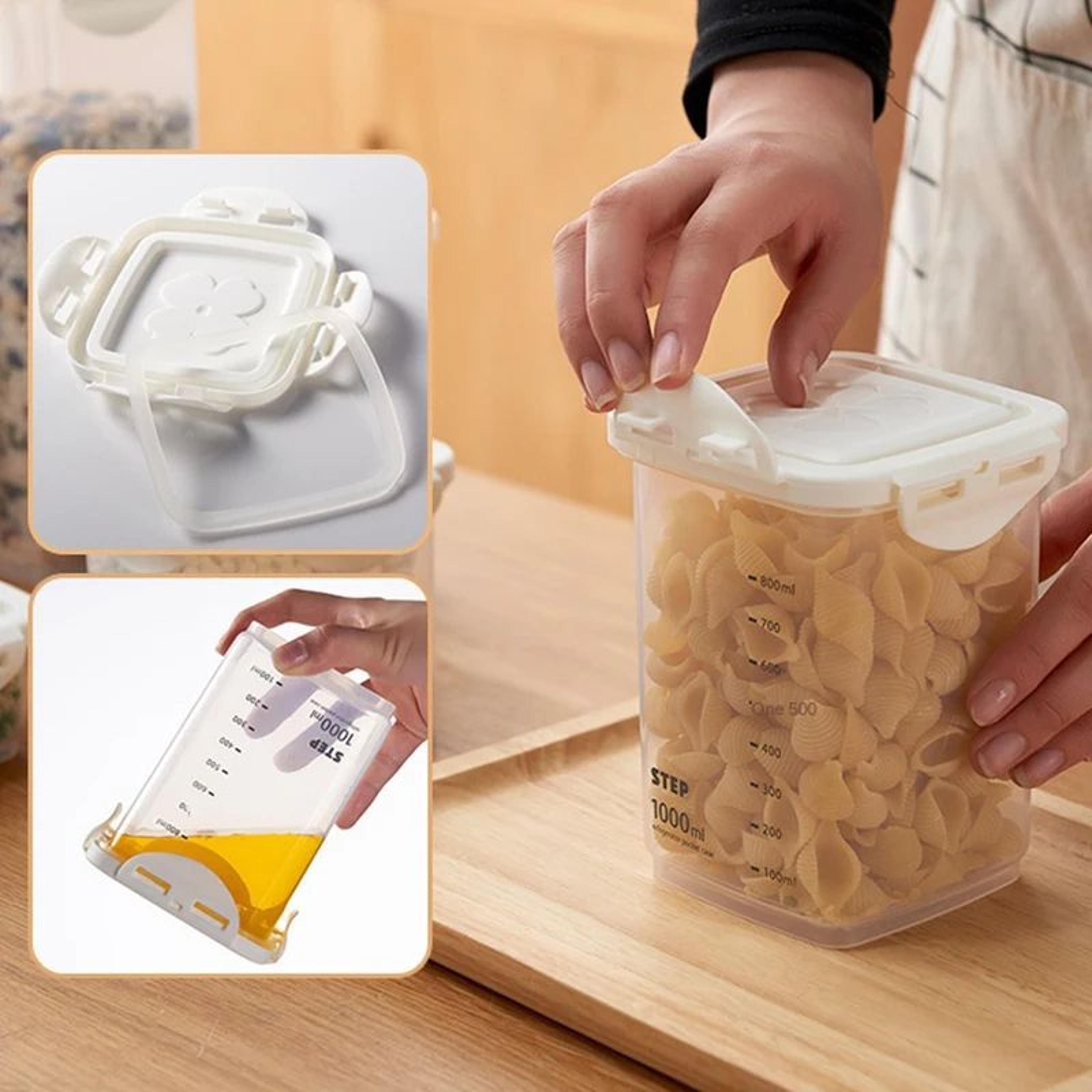large capacity sealed food storage container