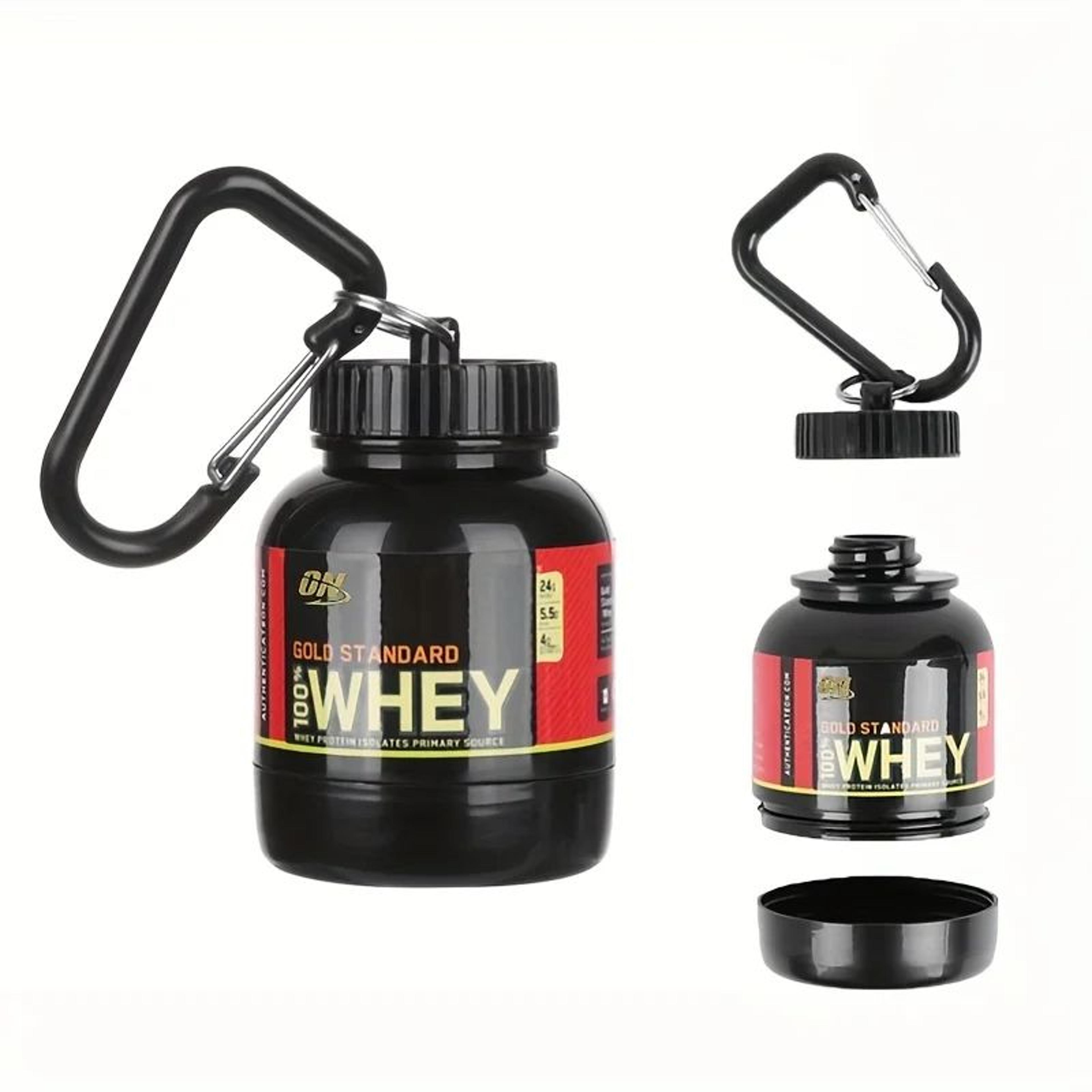 mini portable protein powder container