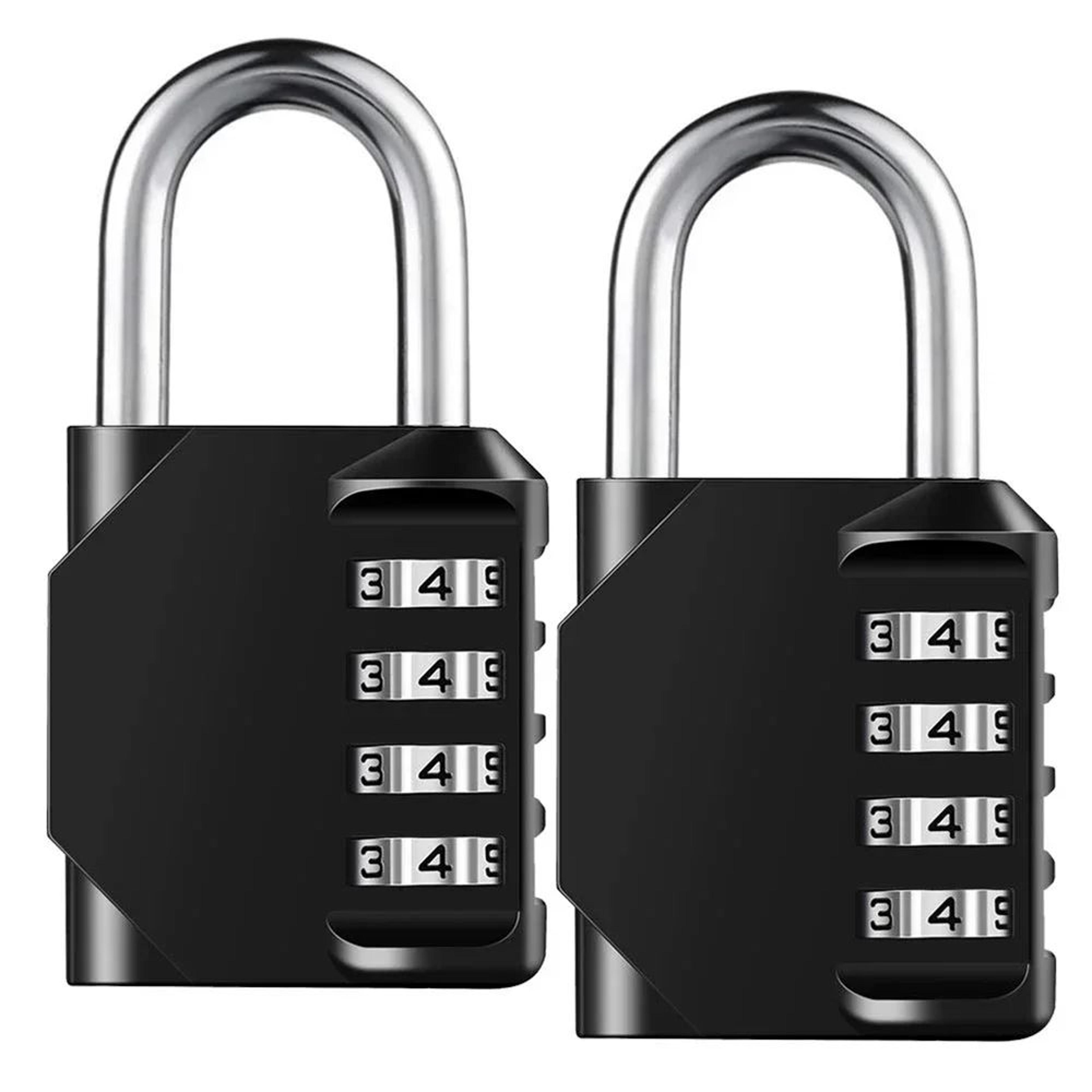 4 digit resettable combination padlock