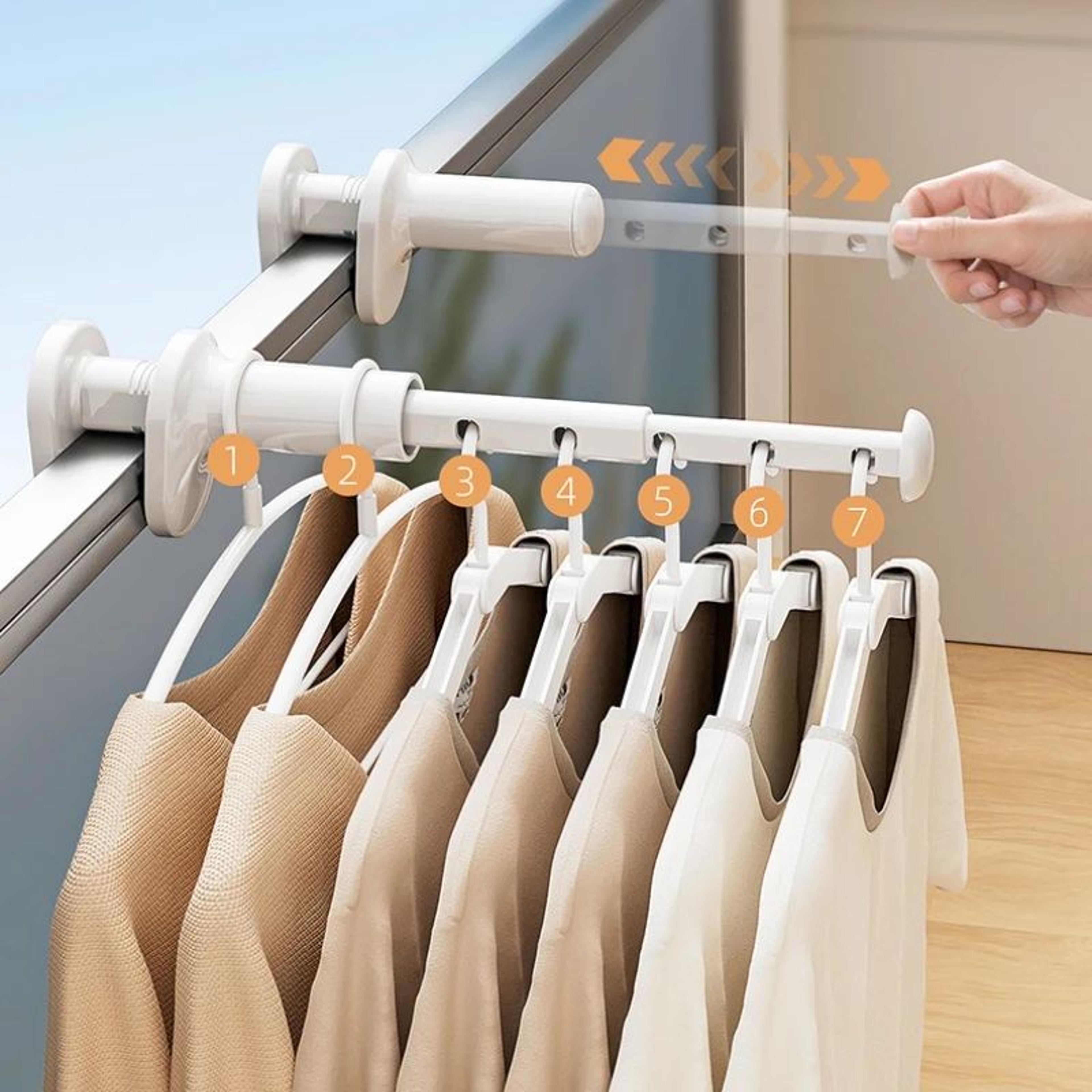 portable retractable hanging drying rack