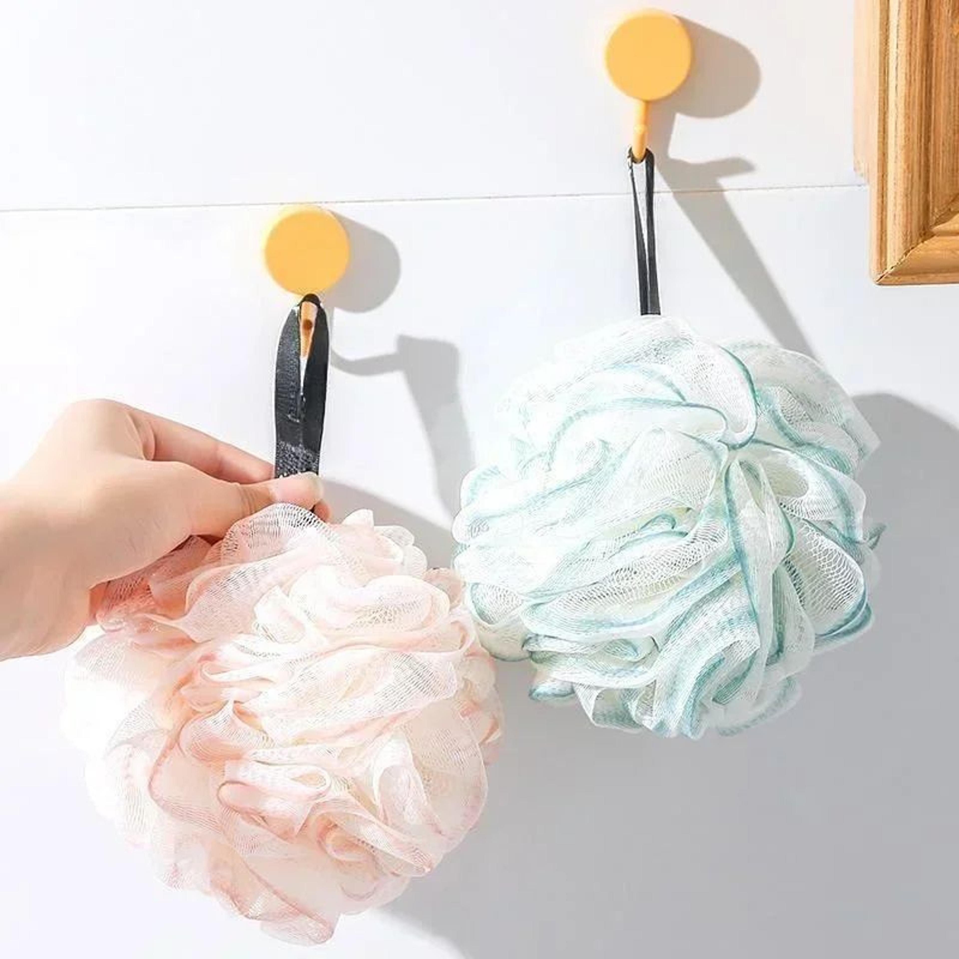 large mesh shower sponge set