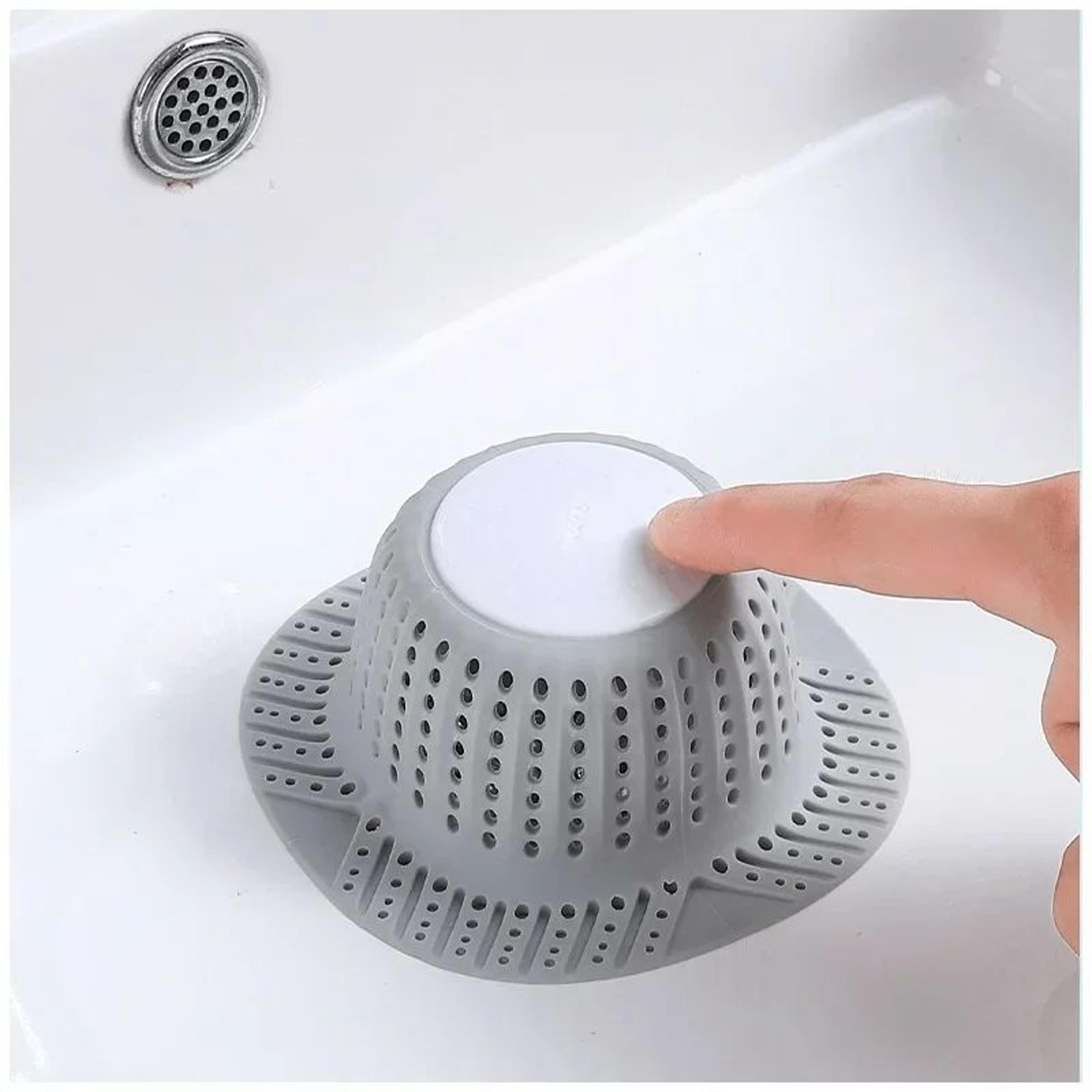 silicone bathroom sink hair catcher