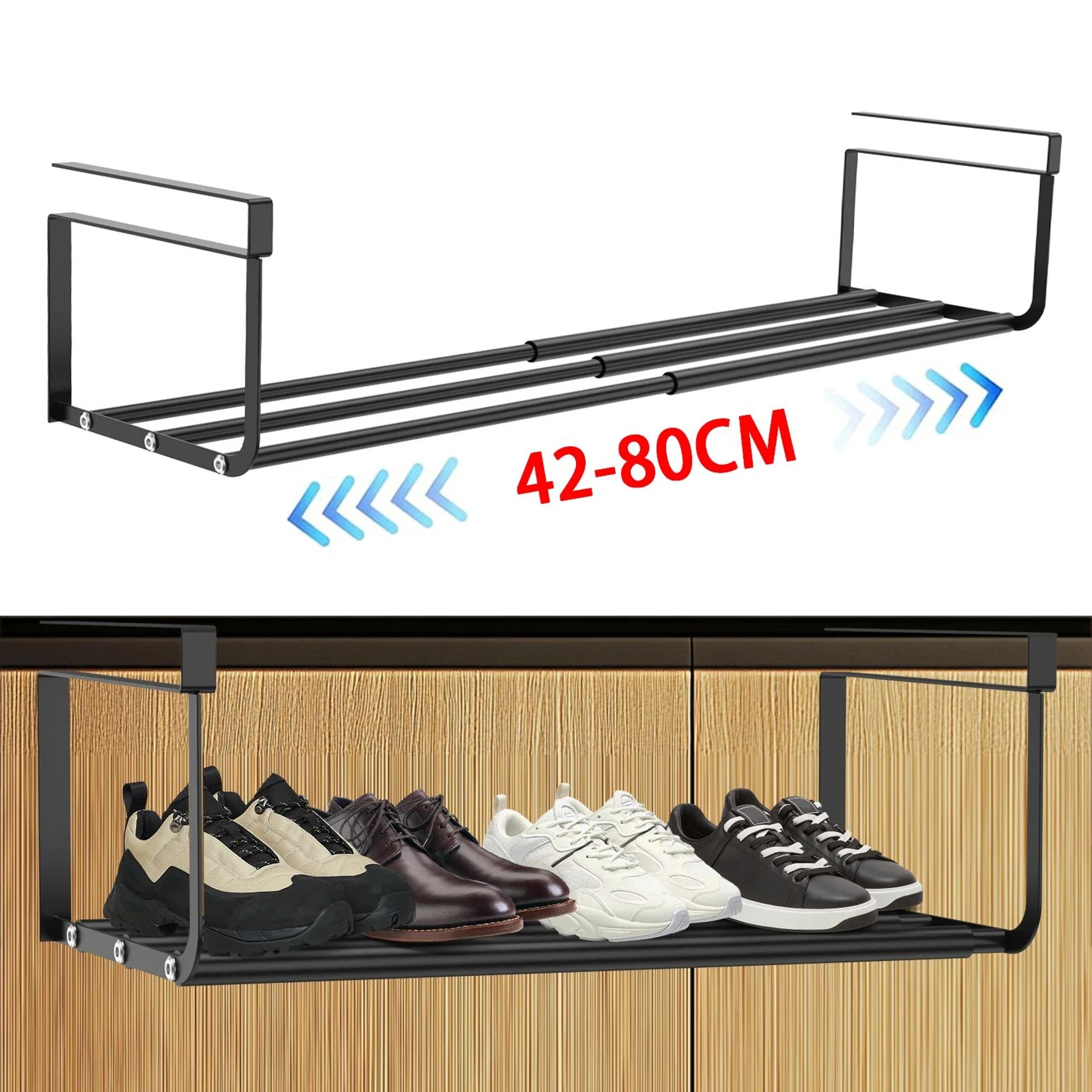 adjustable hanging shoe storage rack
