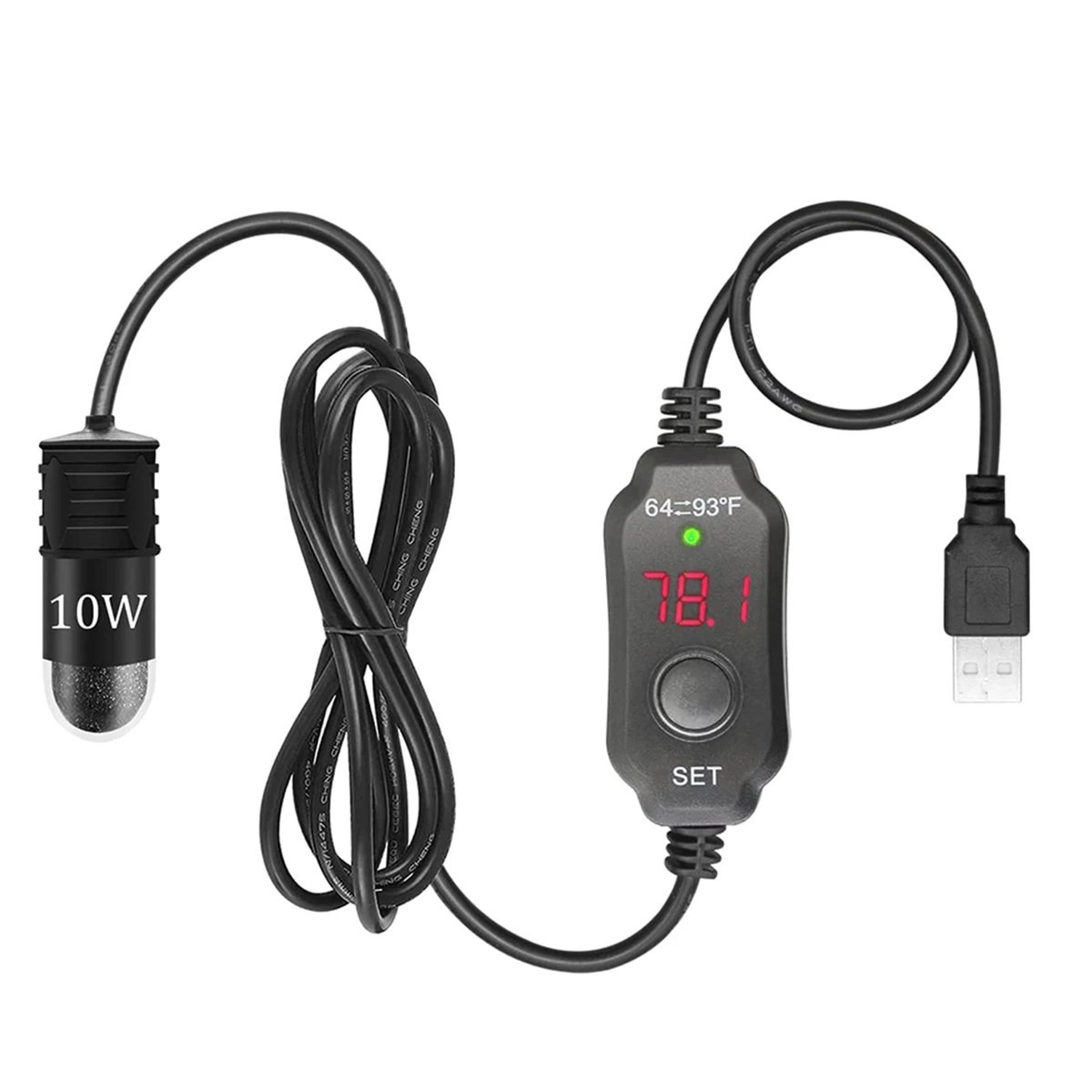 usb digital aquarium heater 10w