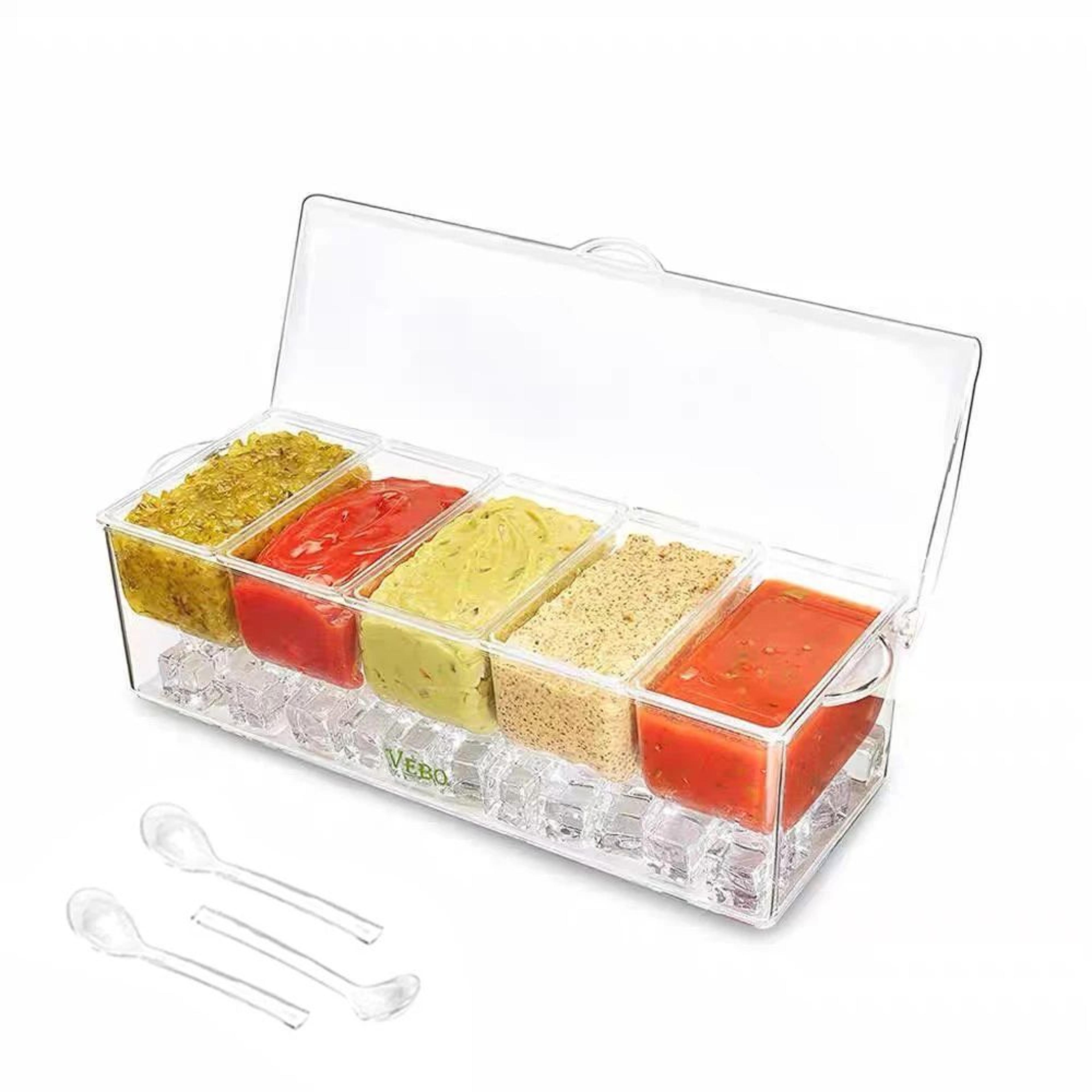 acrylic seasoning storage box