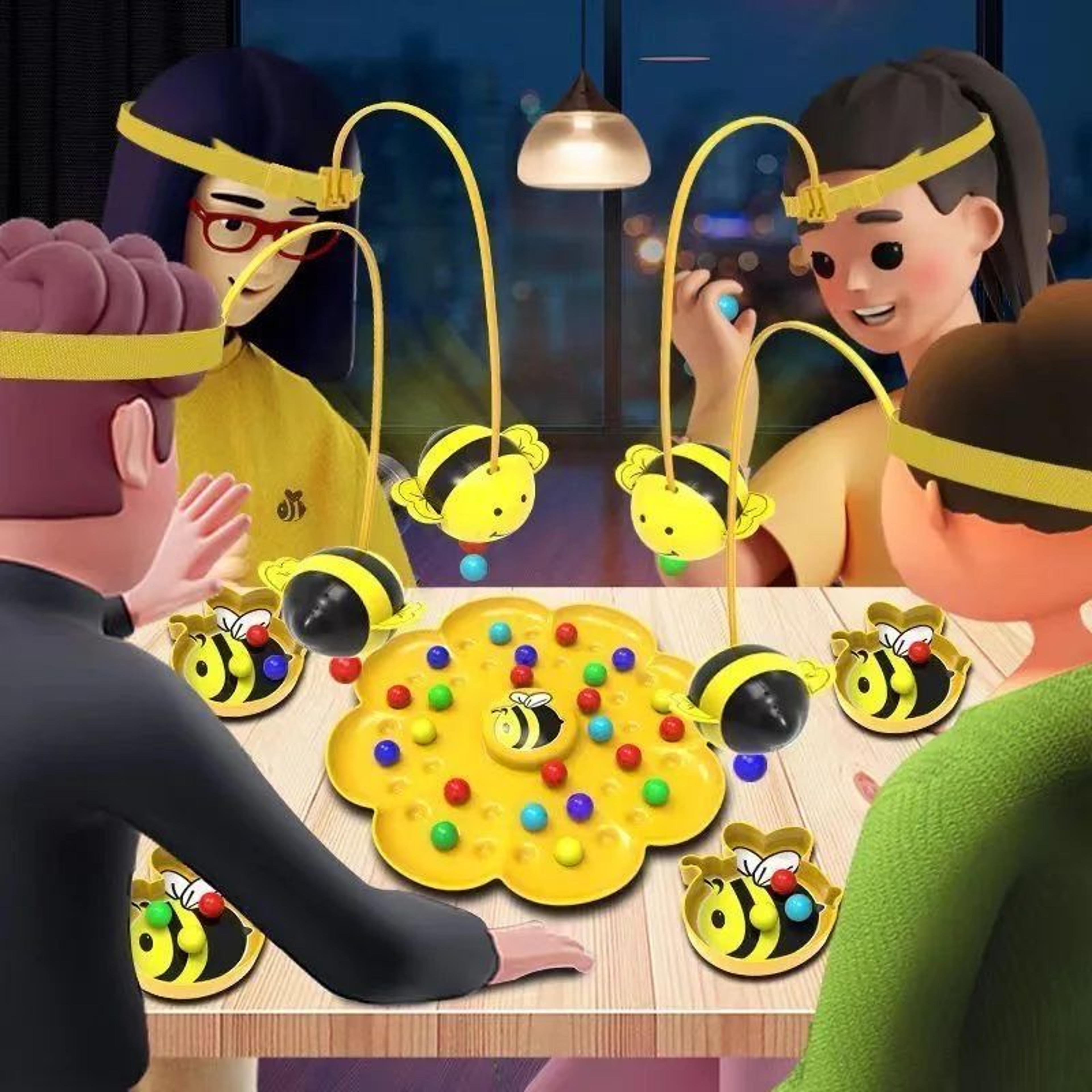 kids bumblebee fishing puzzle game