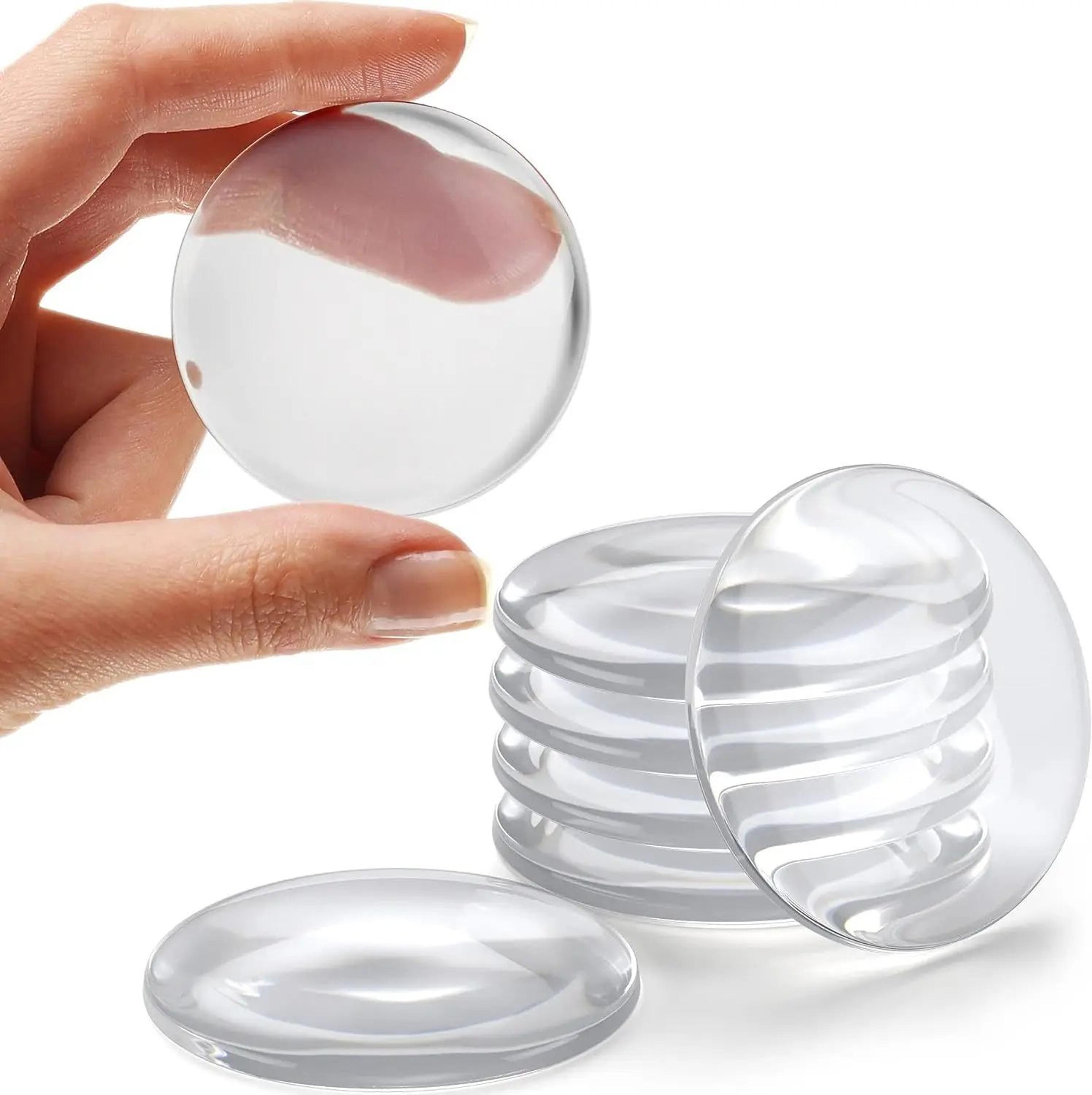 transparent door knob wall protector pads