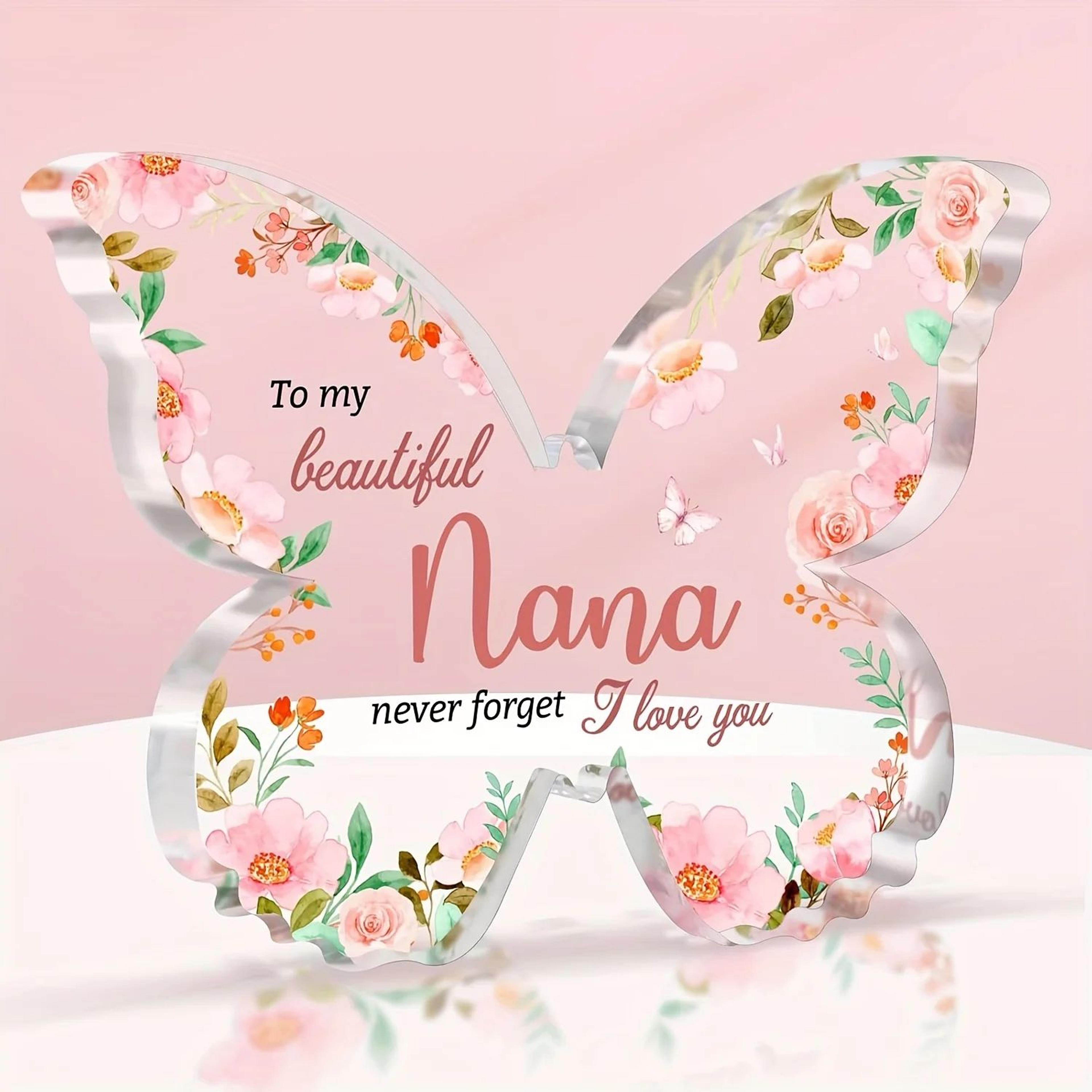 butterfly appreciation plaque gift for nana